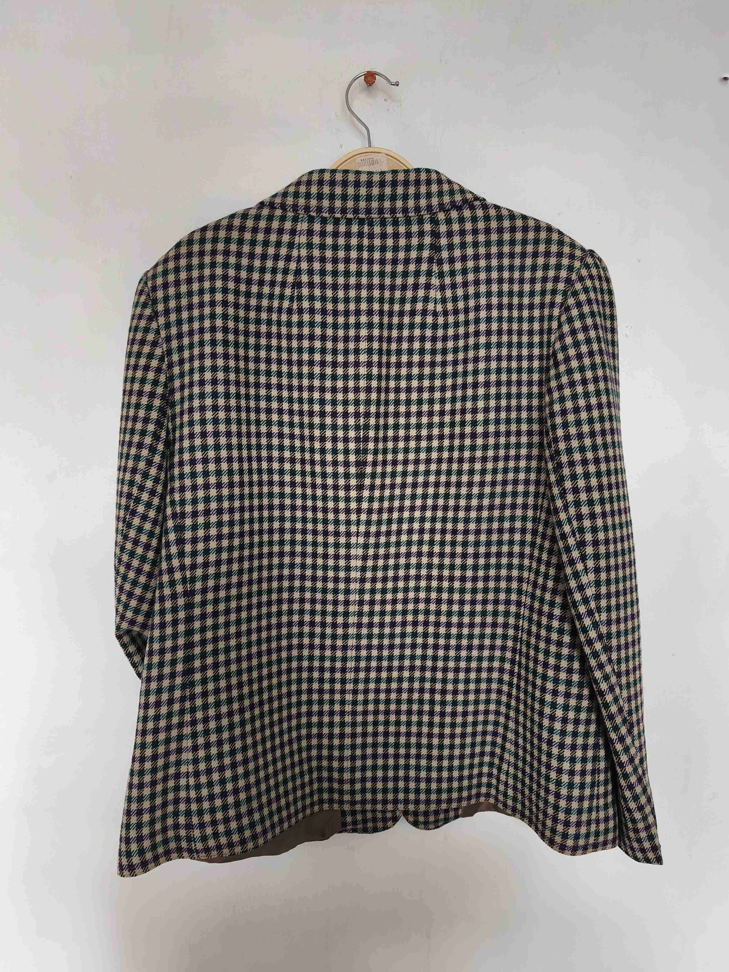 Blazer de cuadros vintage - 2