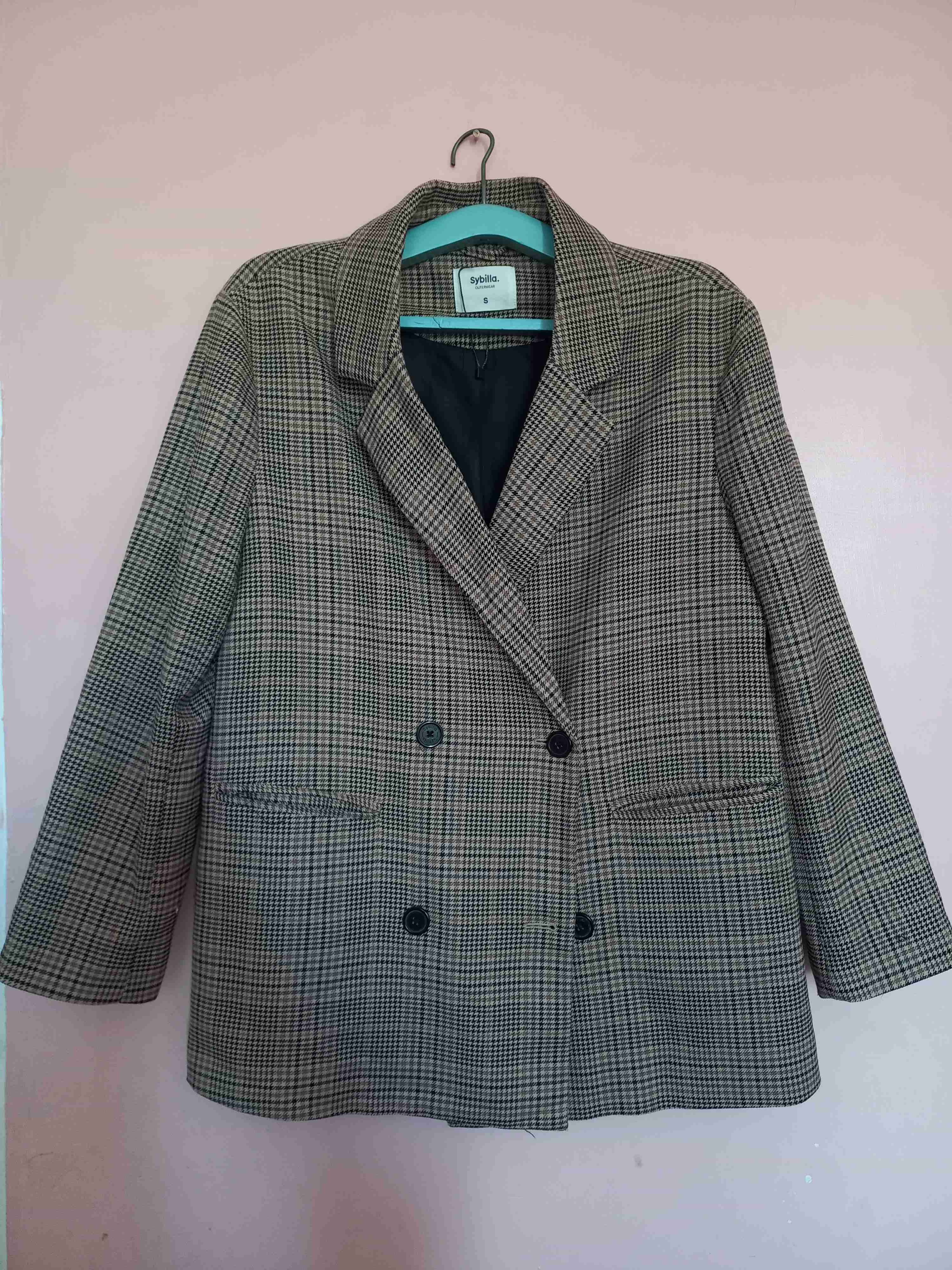 Blazer a cuadros mujer talla S