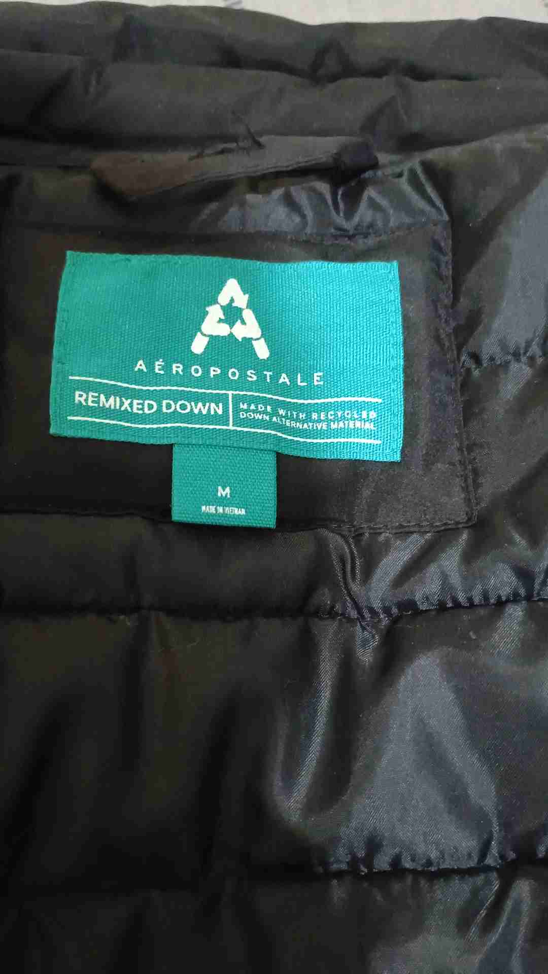 Chaleco sin mangas negro Aeropostale - 2