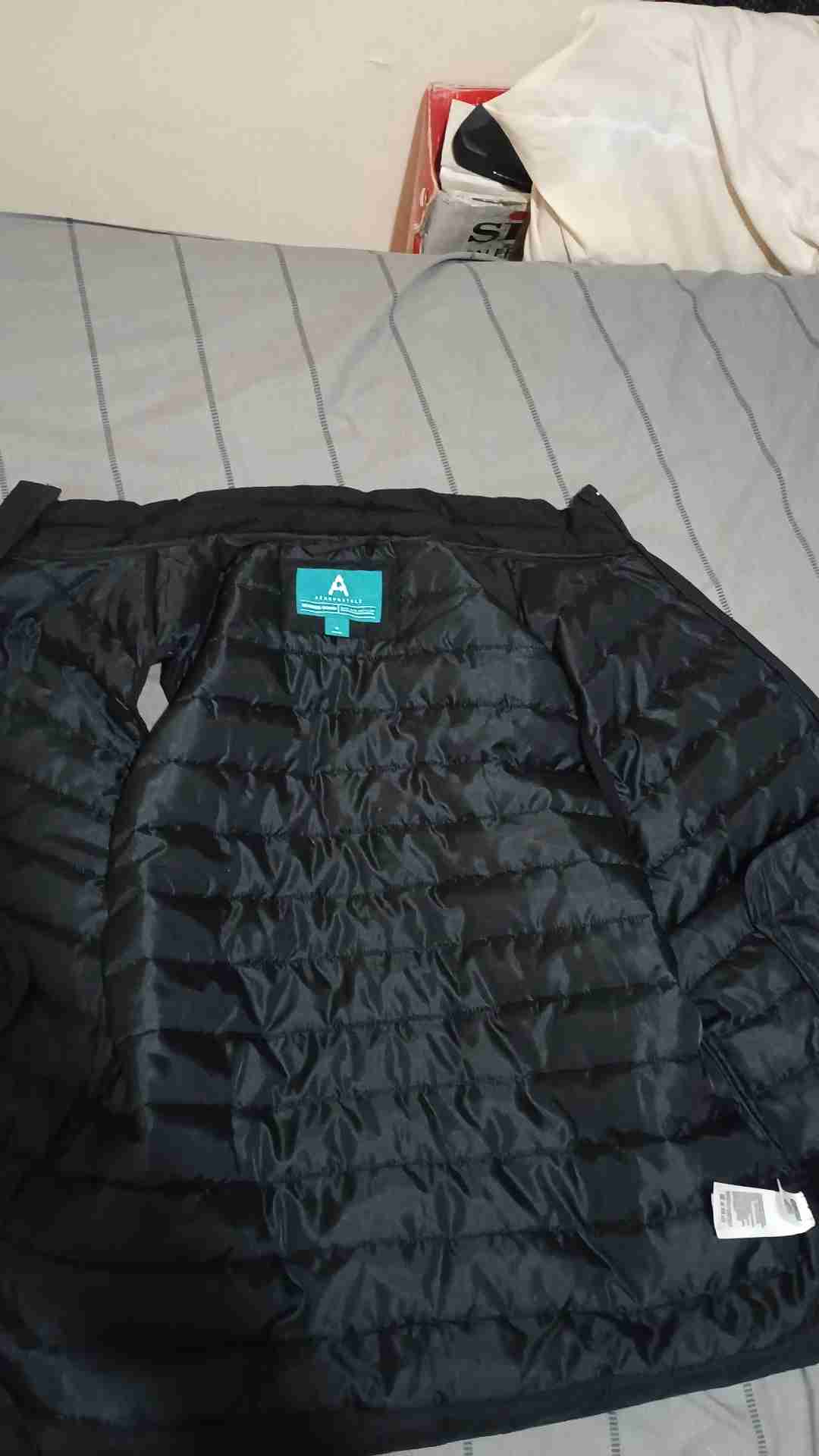 Chaleco sin mangas negro Aeropostale - 3