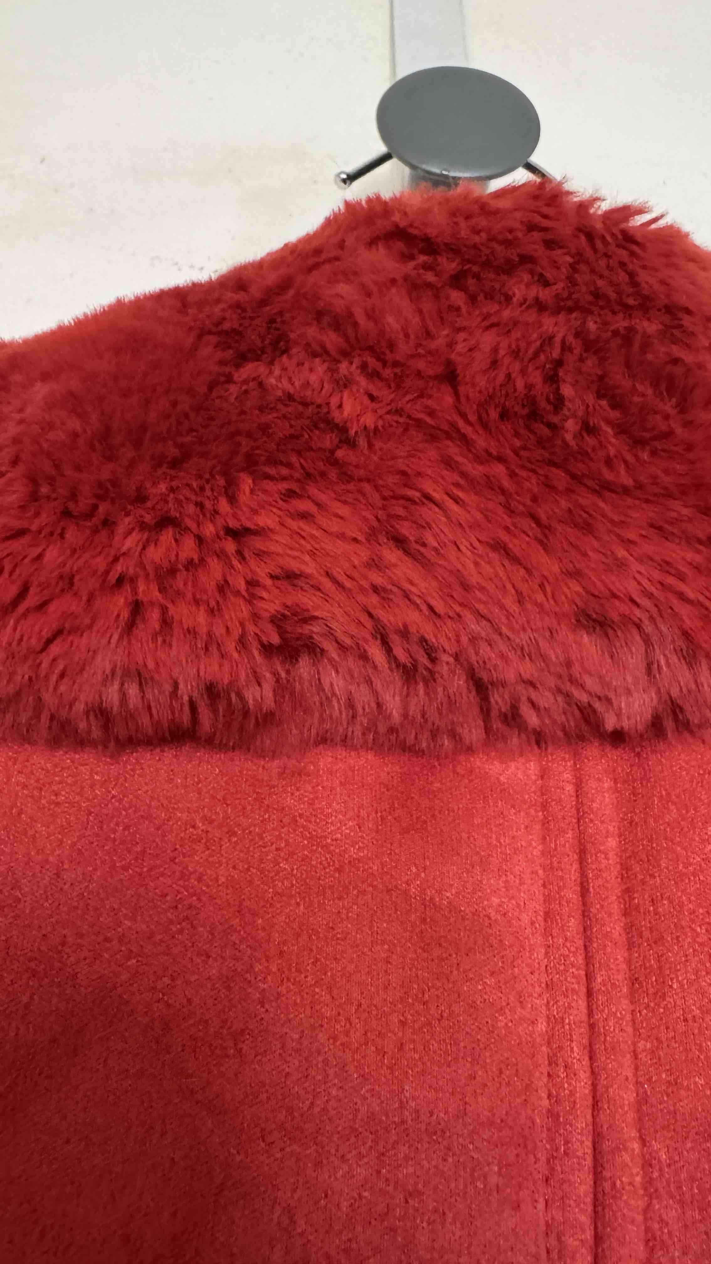 Cazadora River Island Mujer  Gamuza rojo ladrillo - miniatura 5