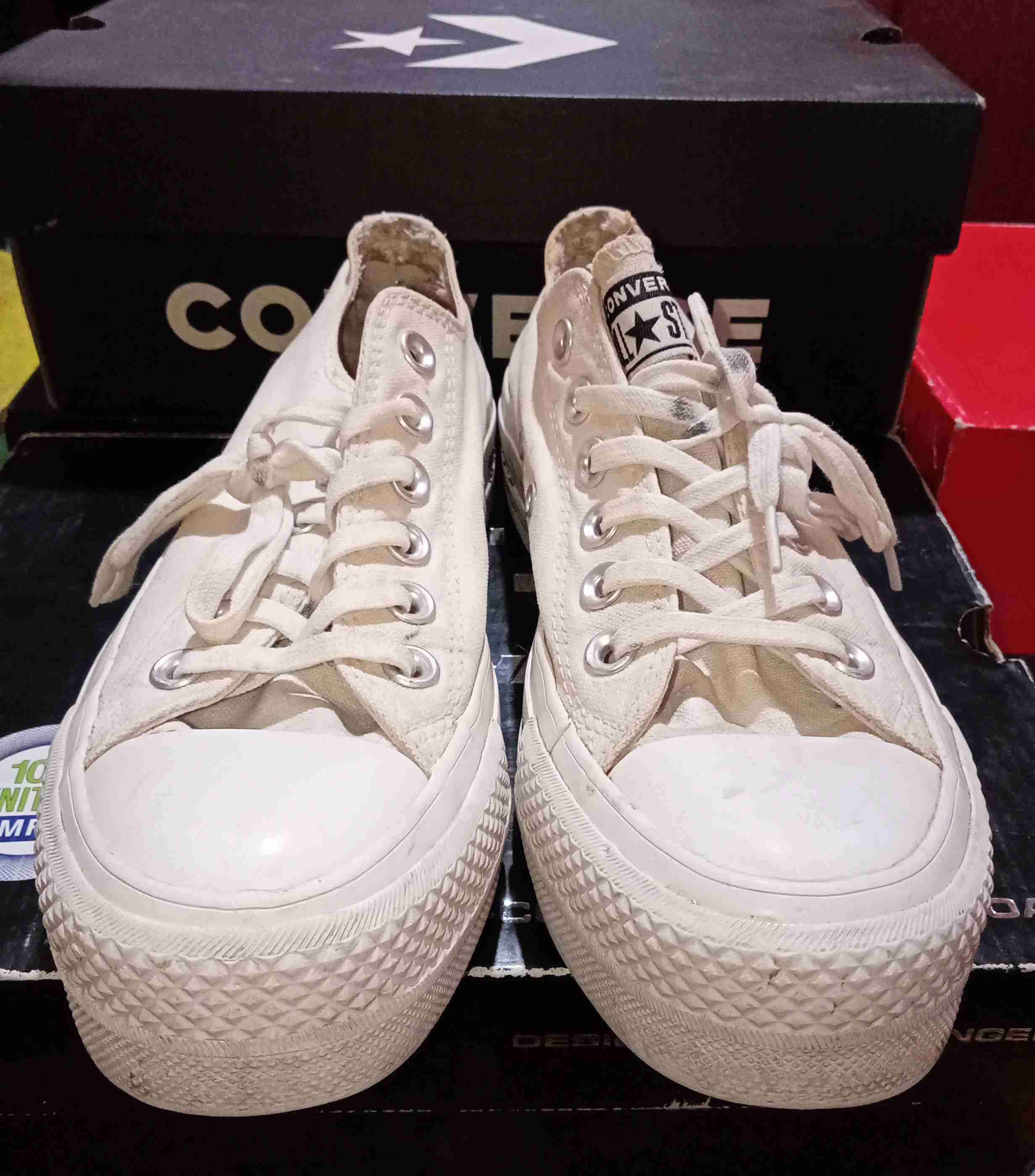 Zapatillas Converse blancas Love Fearlessly - miniatura 2