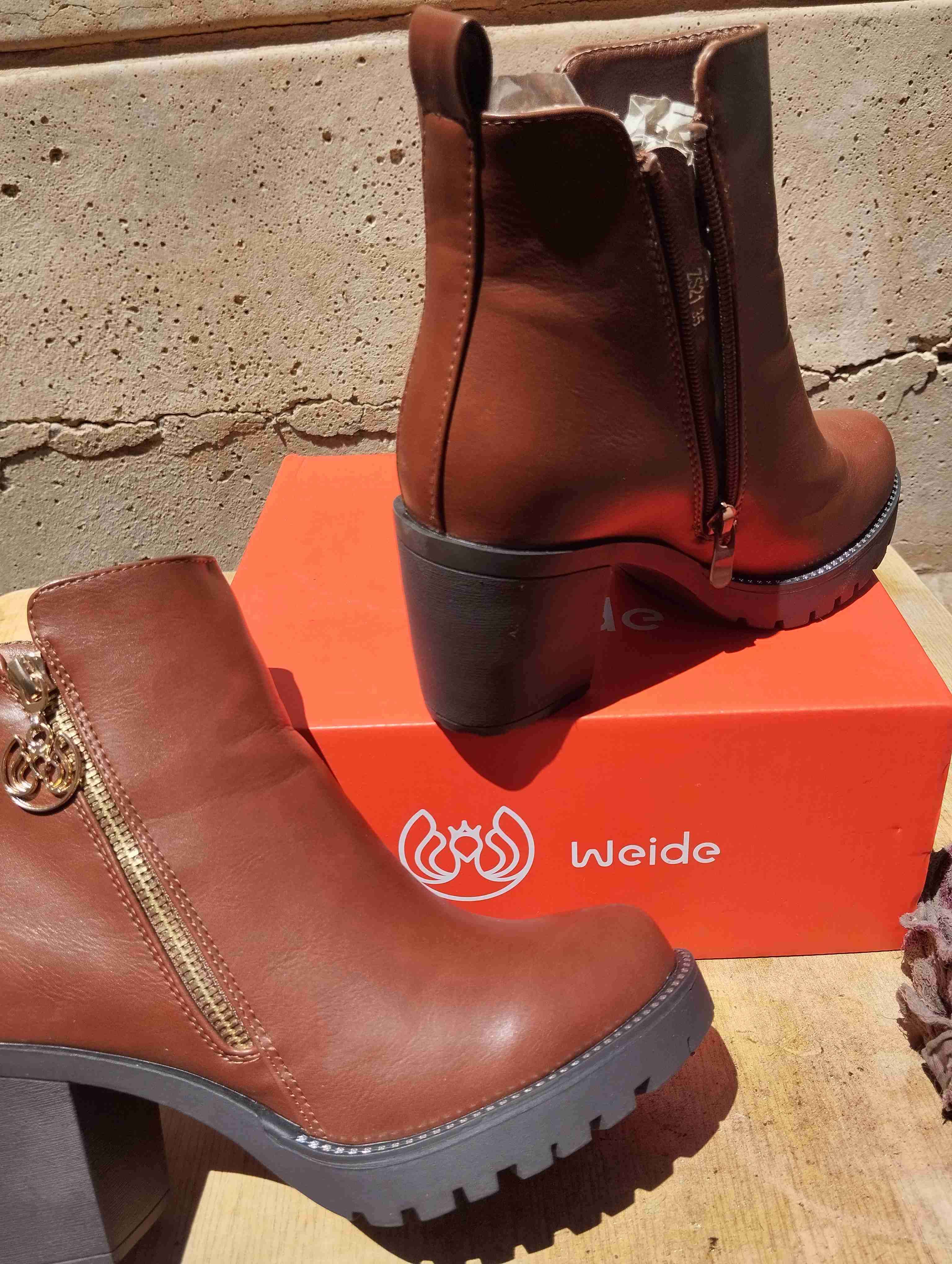 Botines de cuero Weide marrones - miniatura 2