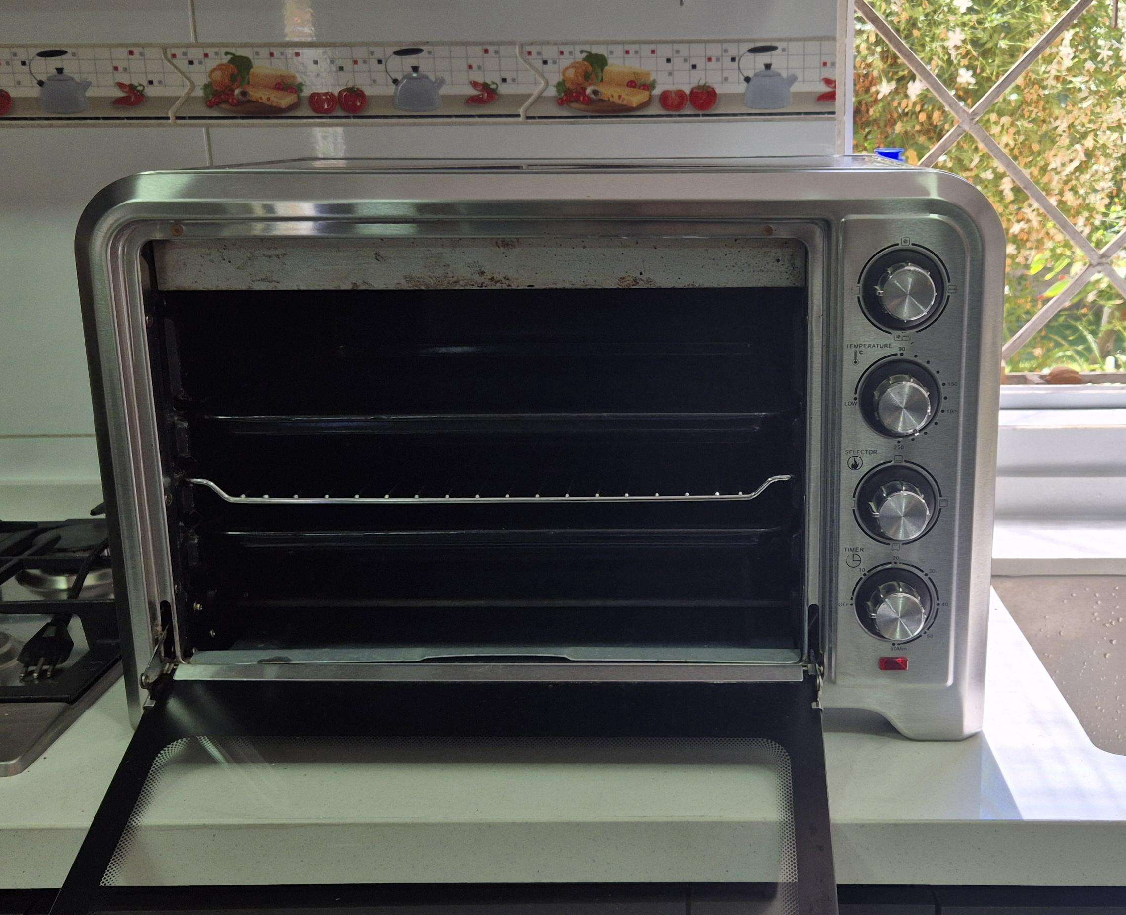 Horno eléctrico Thomas 42 litros color plateado - miniatura 1