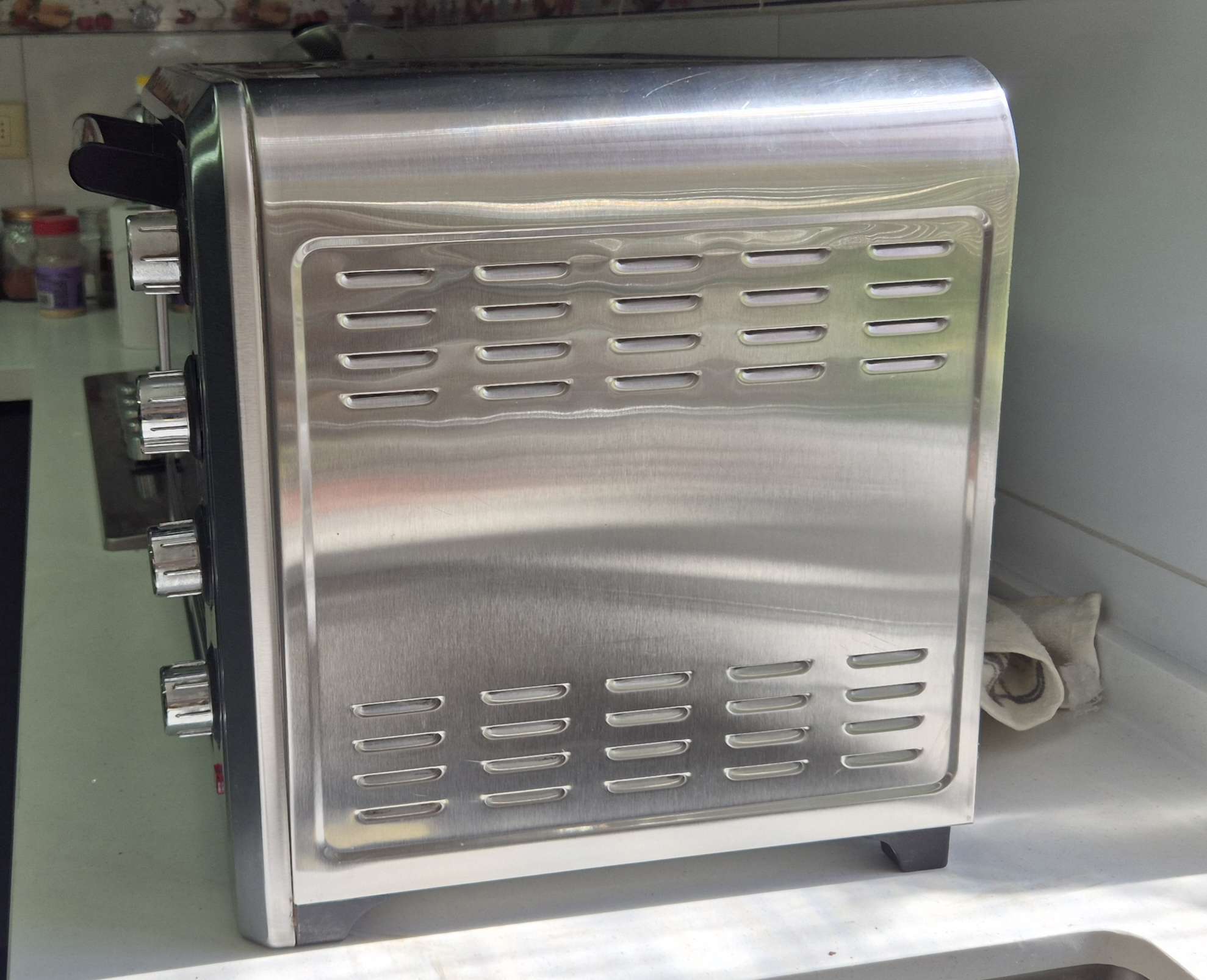 Horno eléctrico Thomas 42 litros color plateado - miniatura 3