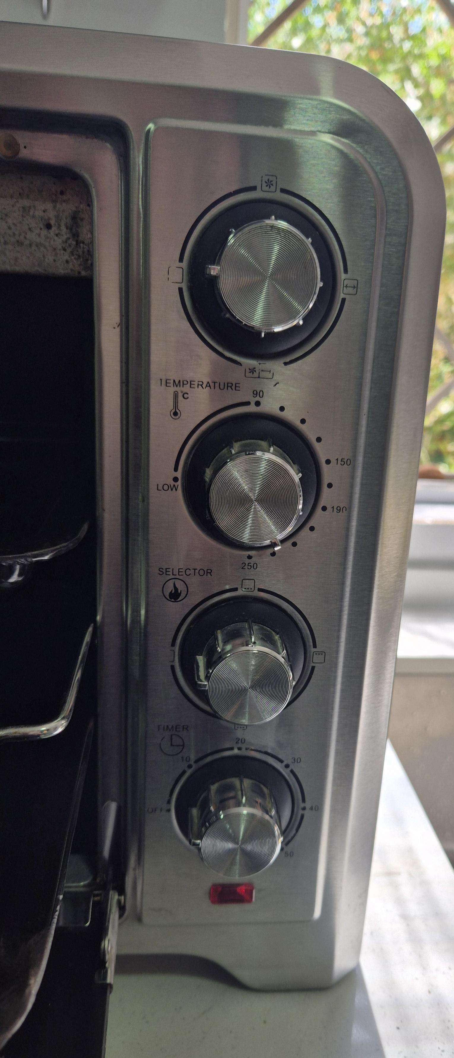 Horno eléctrico Thomas 42 litros color plateado - miniatura 5