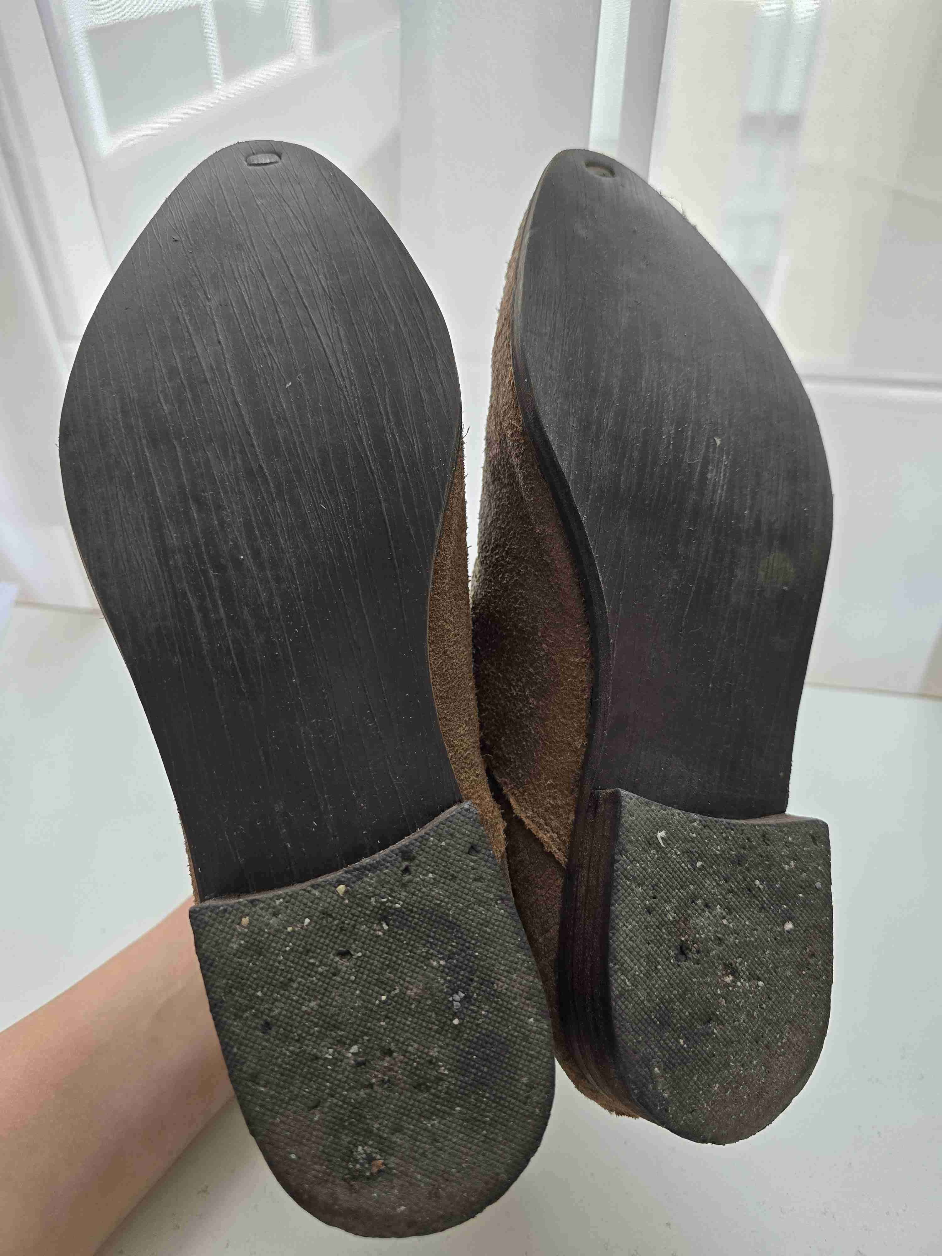 Botines café de Cuero T36 - miniatura 3