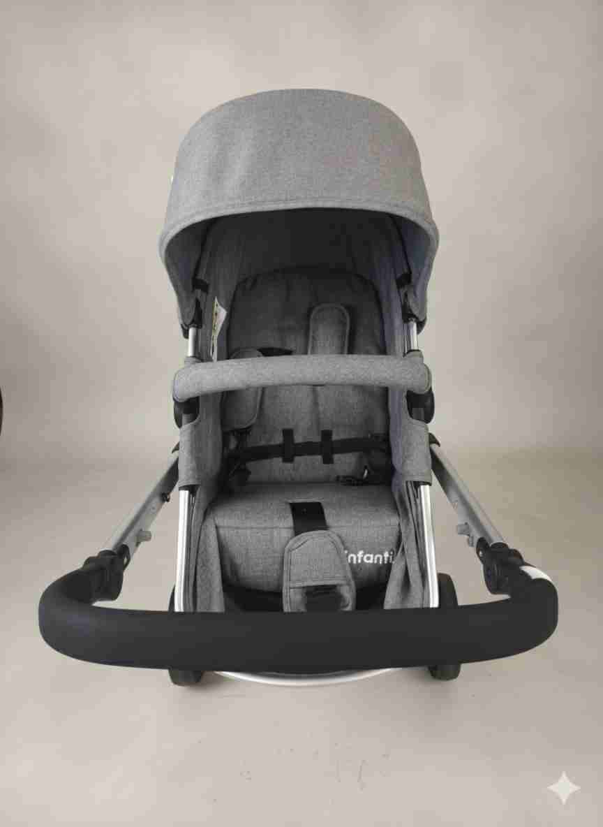 Coche para bebé gris - miniatura 1