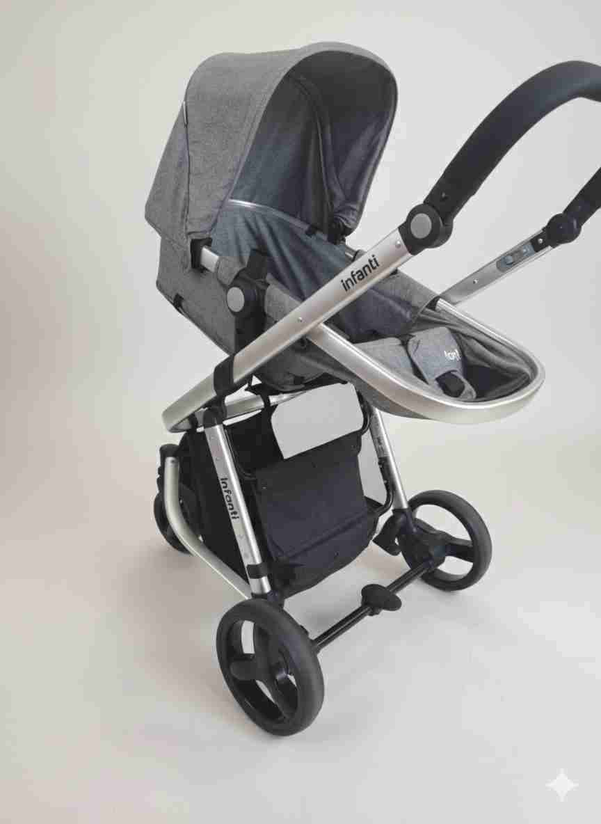 Coche para bebé gris - miniatura 2