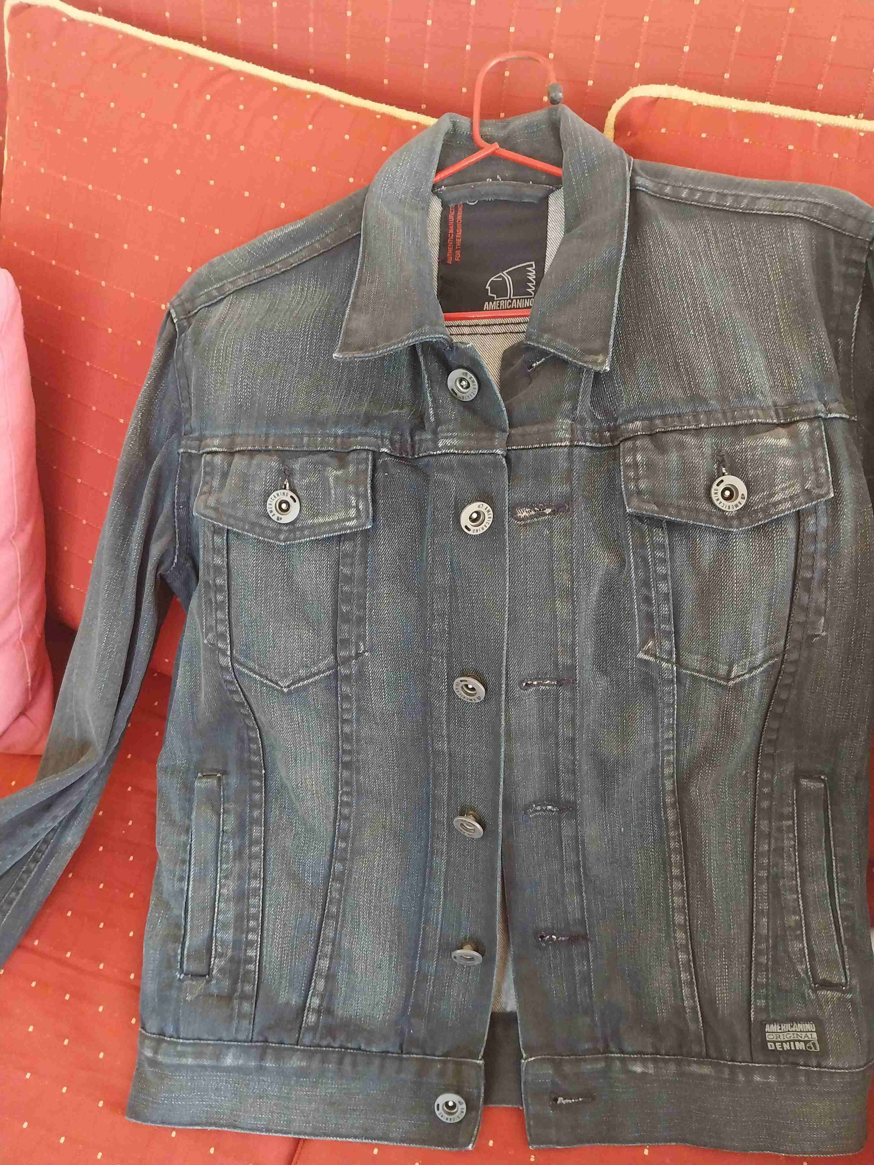 Chaqueta de mezclilla azul - miniatura 2