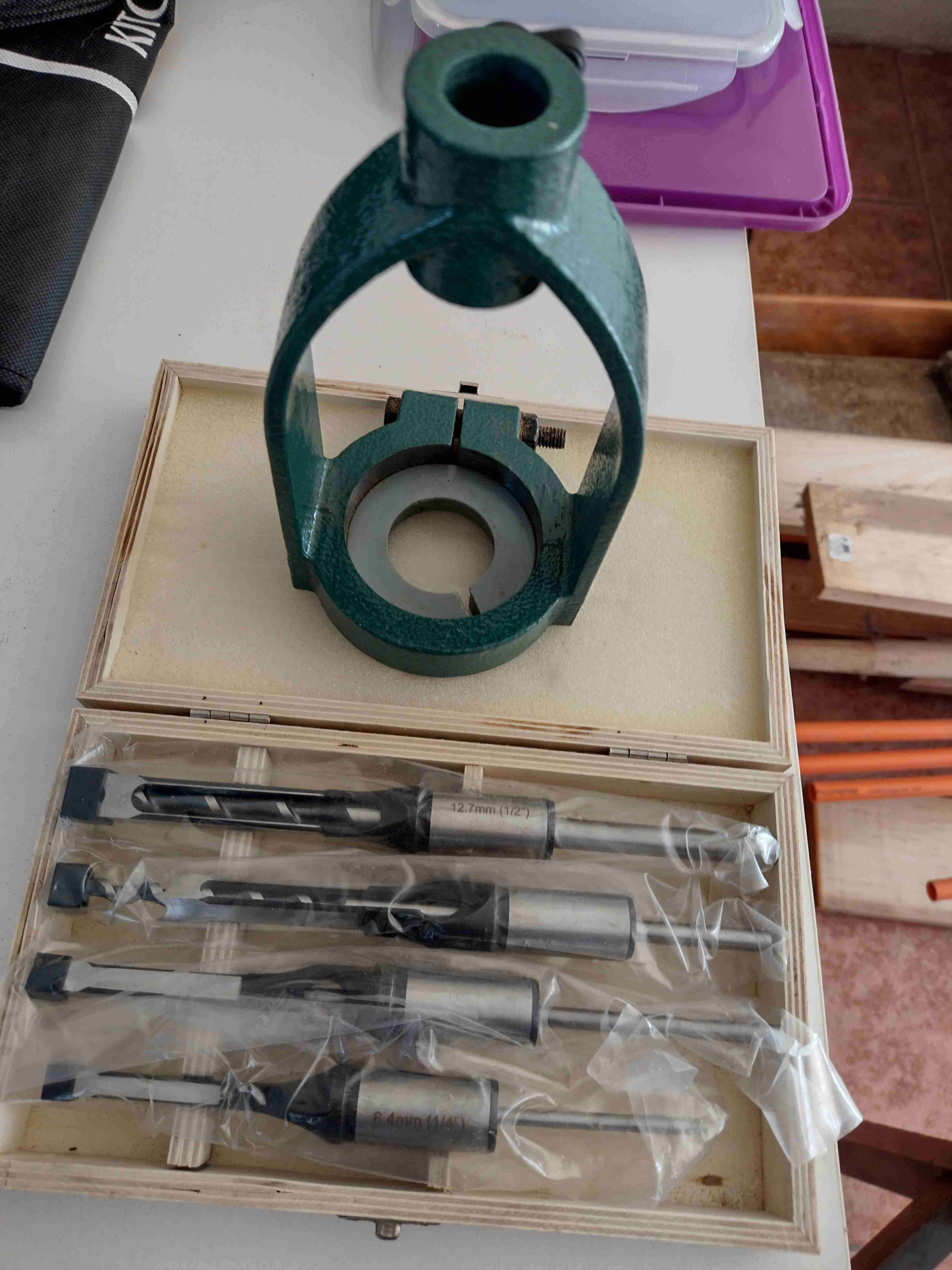 Set de brocas para agujero cuadrado - miniatura 3