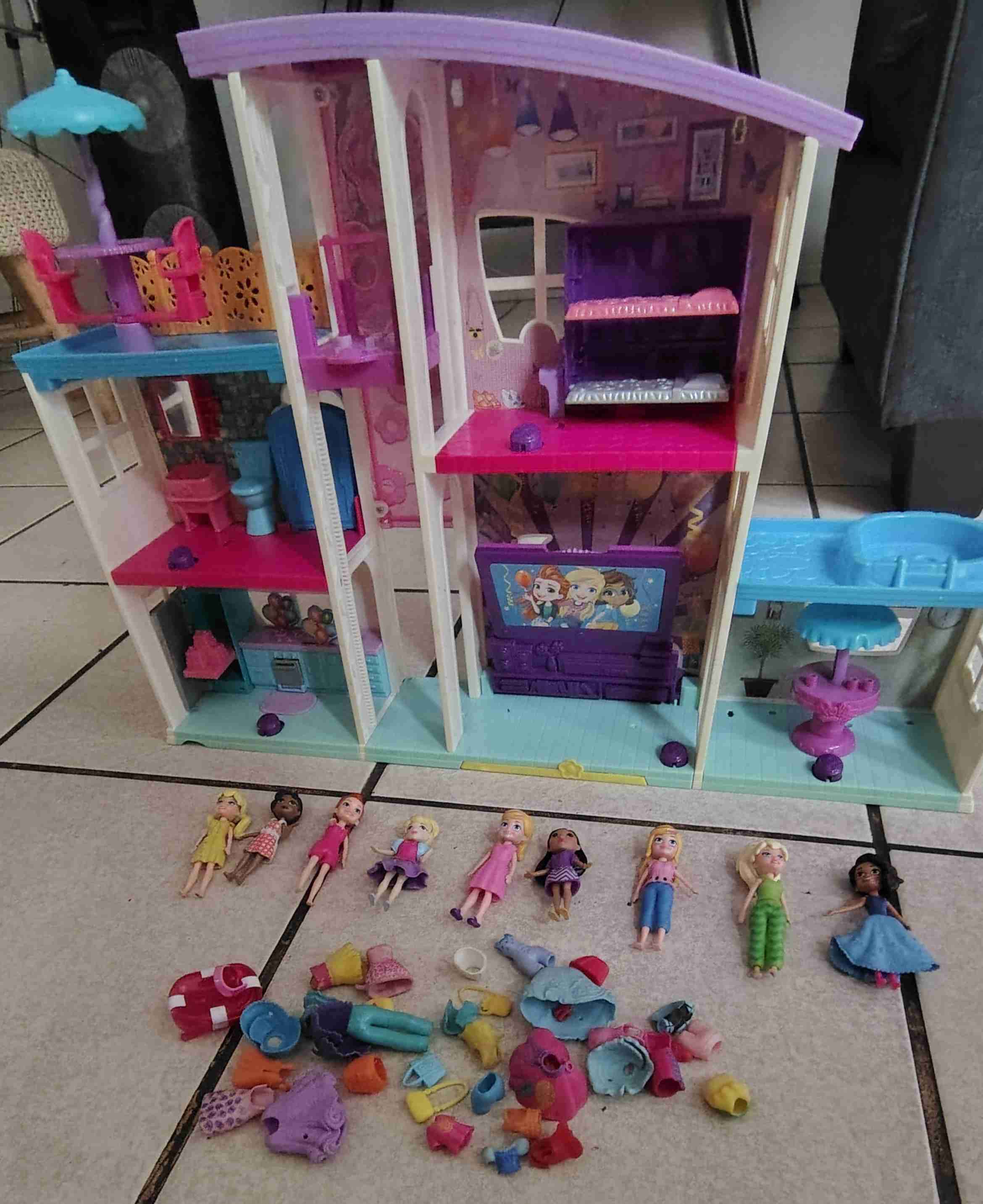 Casa polli pocket con accesorios