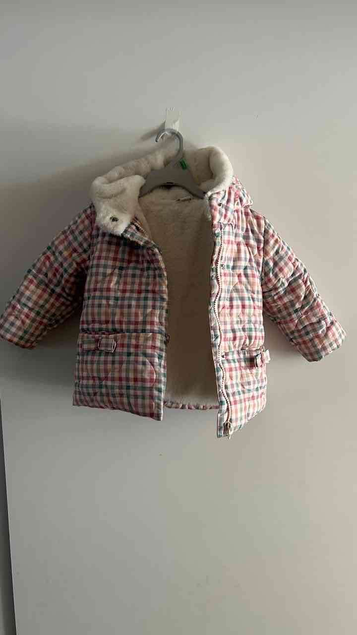 Chaqueta infantil a cuadros - miniatura 2