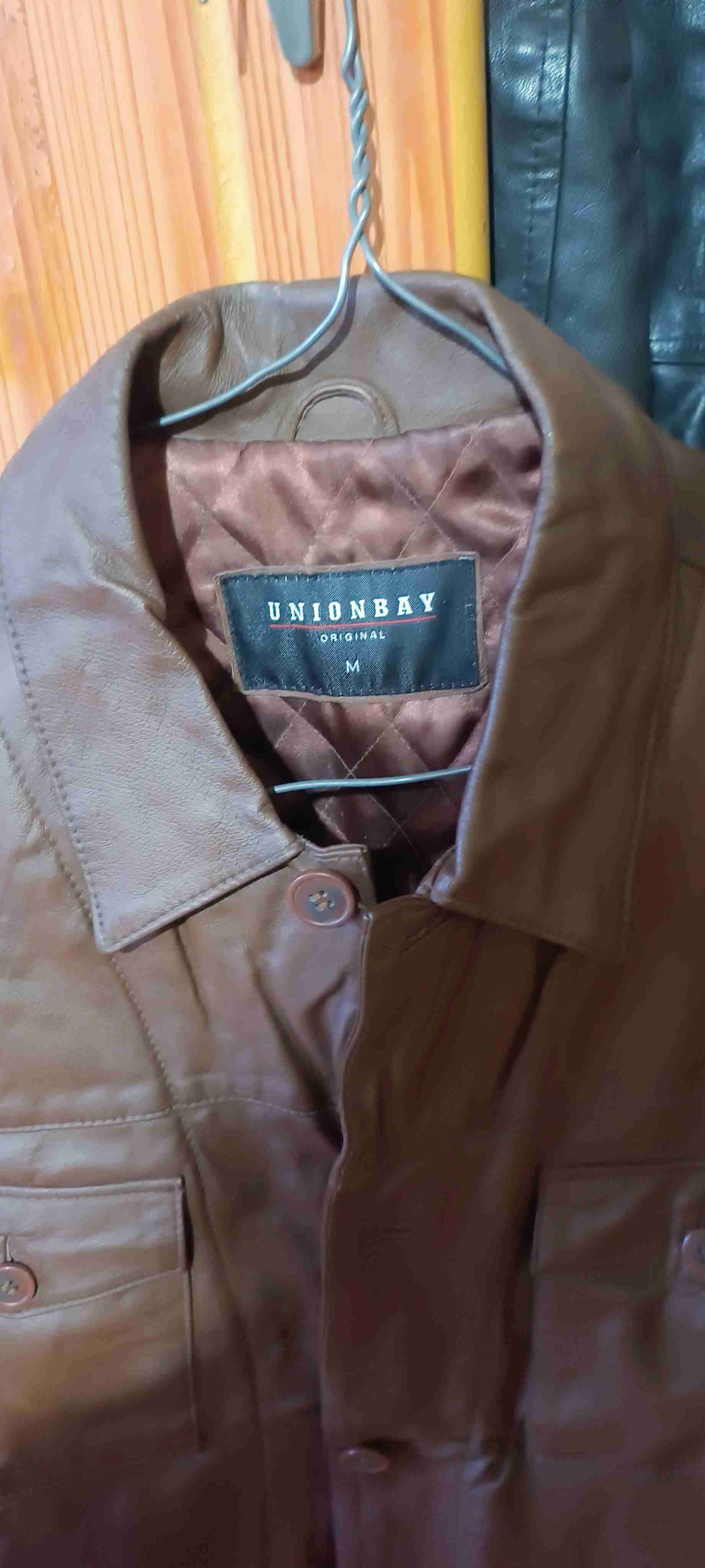 Chaqueta de cuero negra - miniatura 3