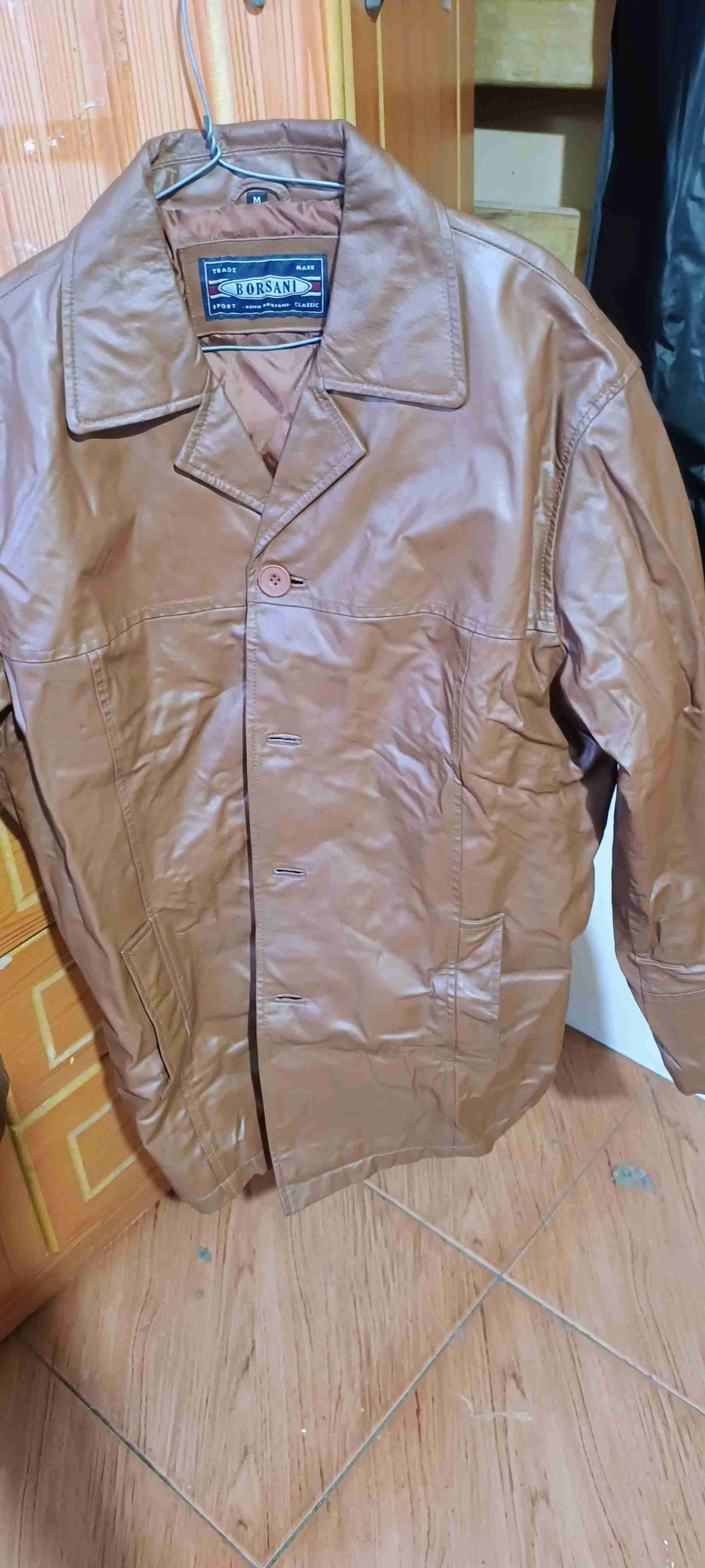 Chaqueta de cuero negra - miniatura 6