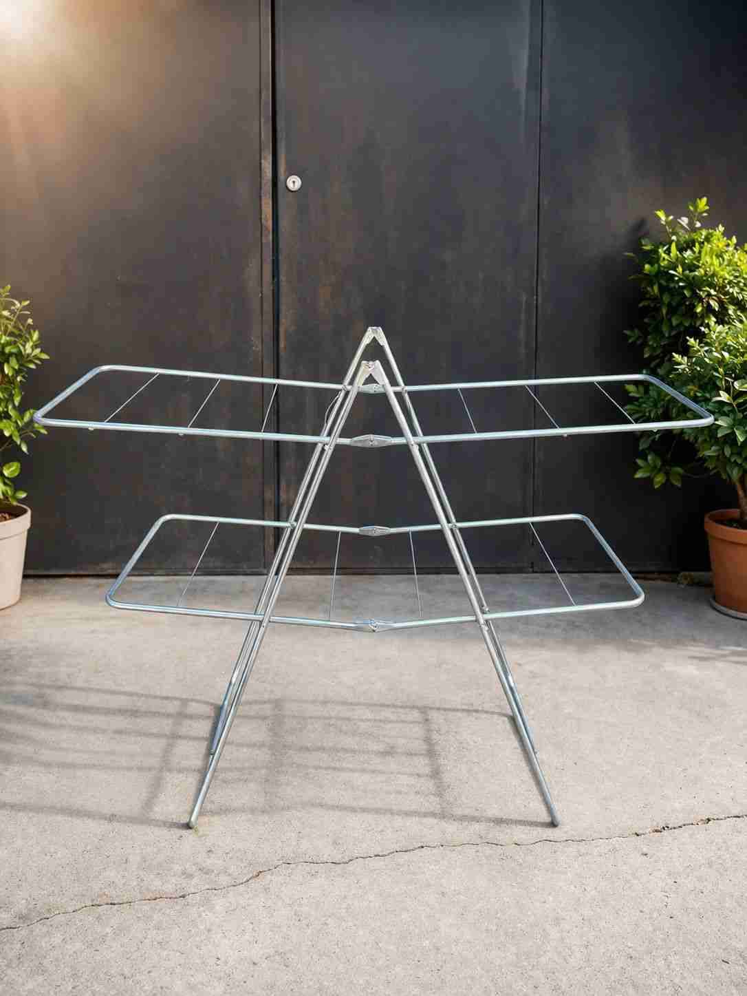 Tendedero de metal plegable - miniatura 3