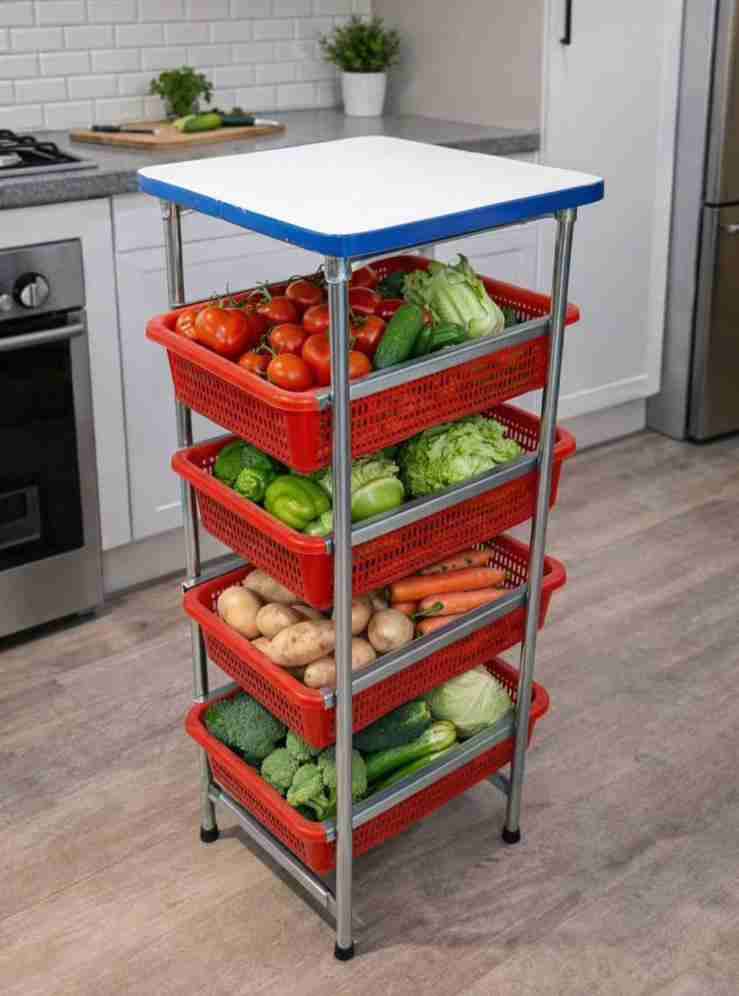 Carro organizador con bandejas - miniatura 2