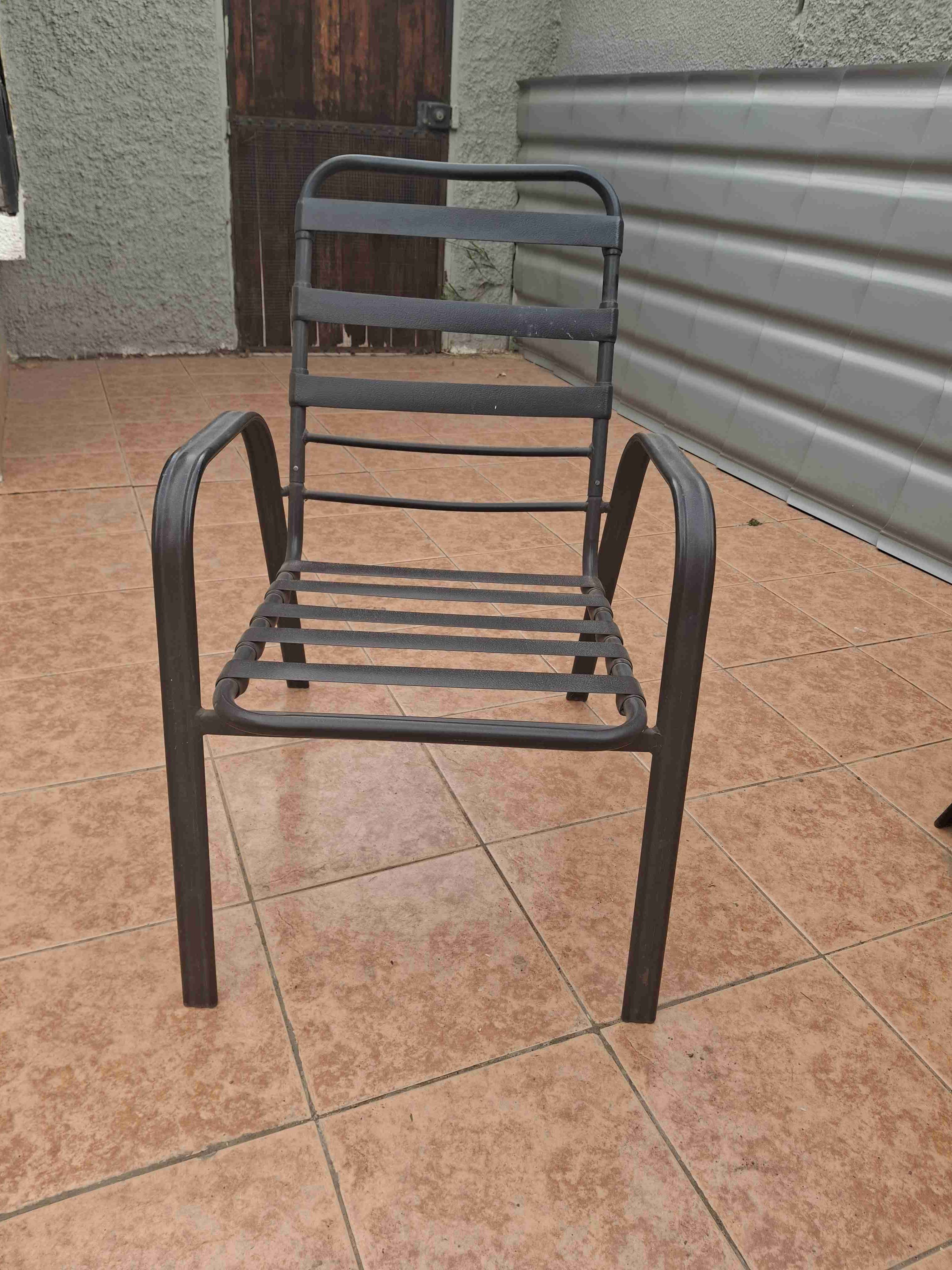 Silla de metal para exterior - miniatura 3