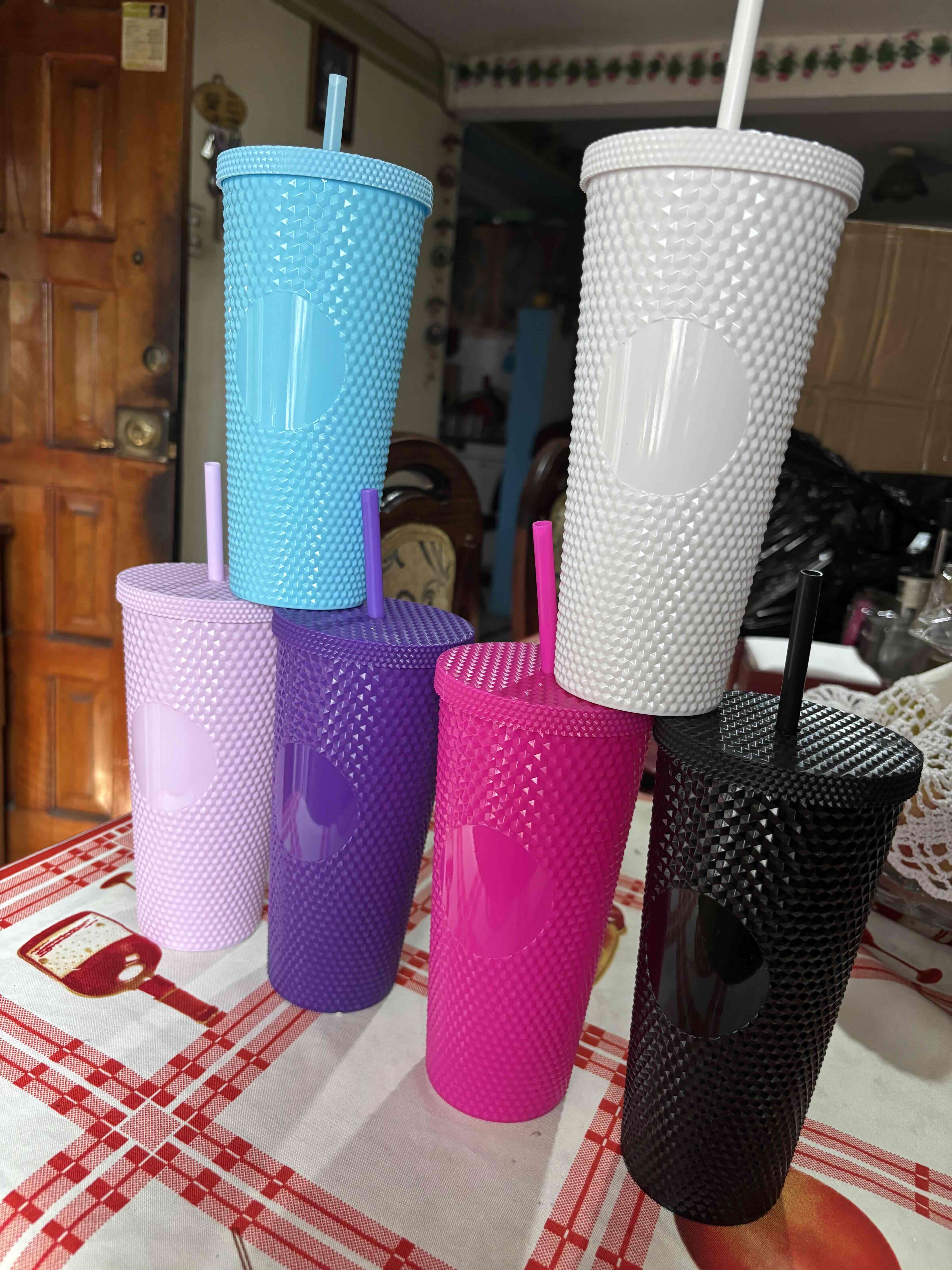 Vasos coloridos con tapa - miniatura 2