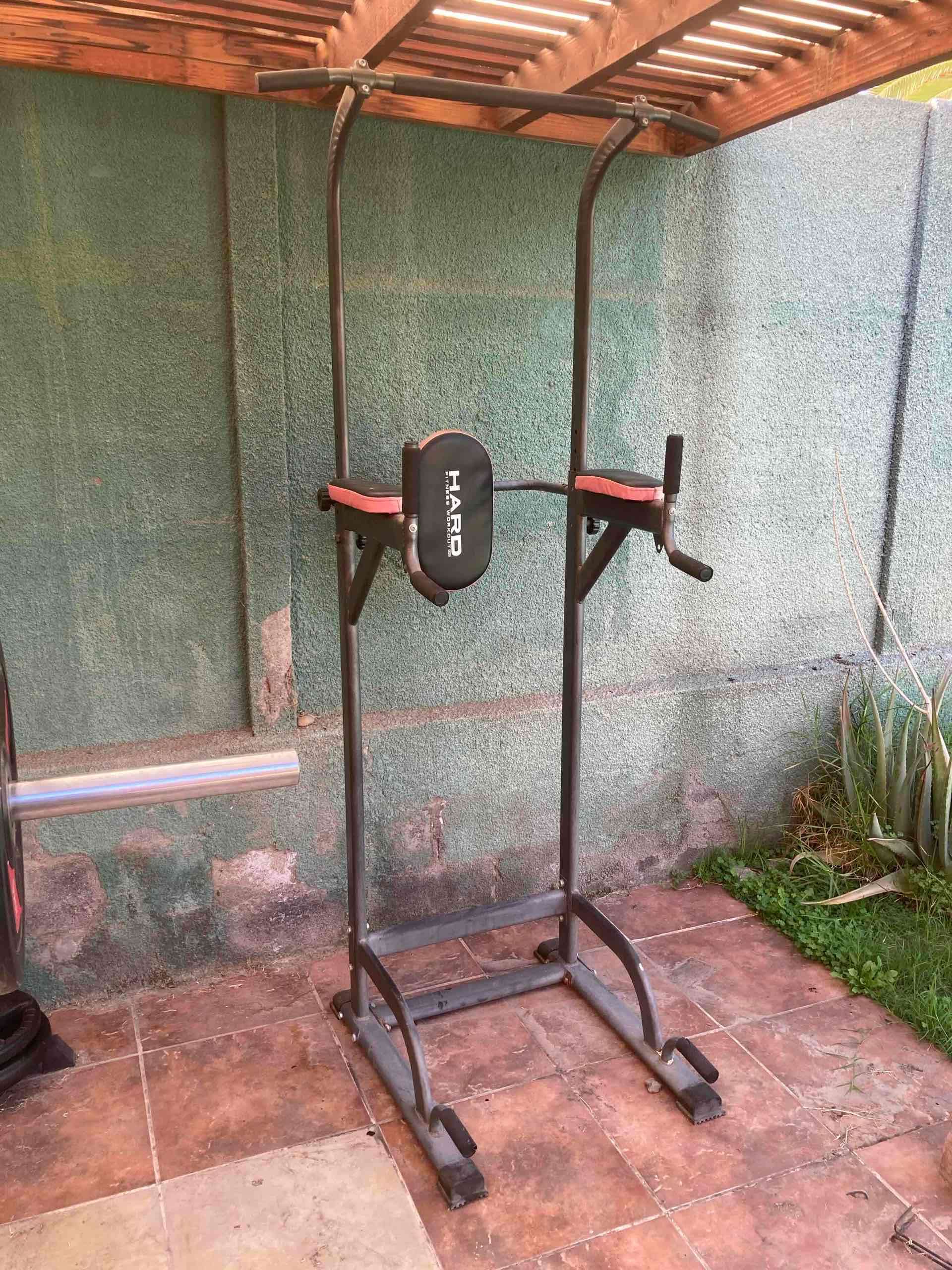 Rack de pesas con barra y banca - miniatura 2