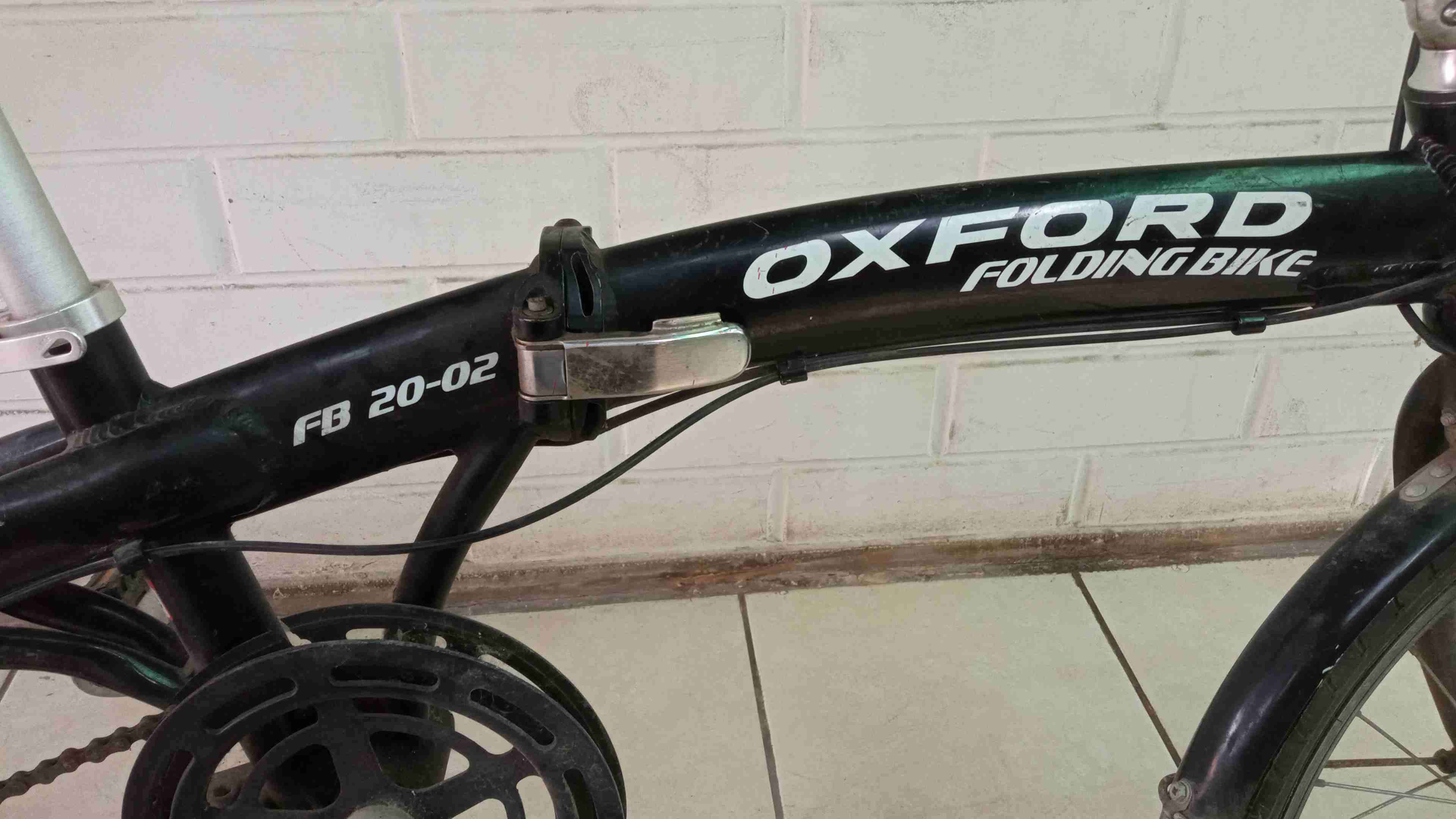 Bicicleta plegable Oxford negra - miniatura 3