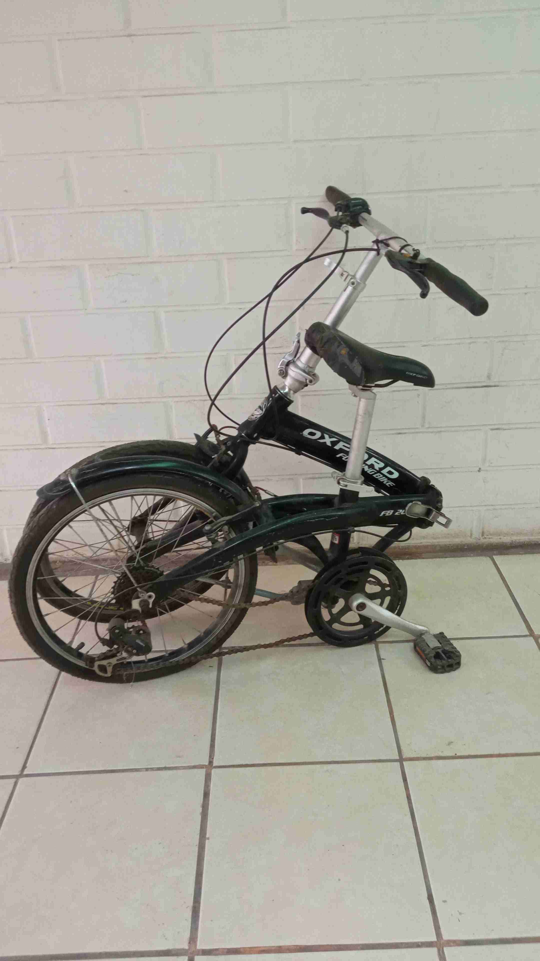 Bicicleta plegable Oxford negra - miniatura 5