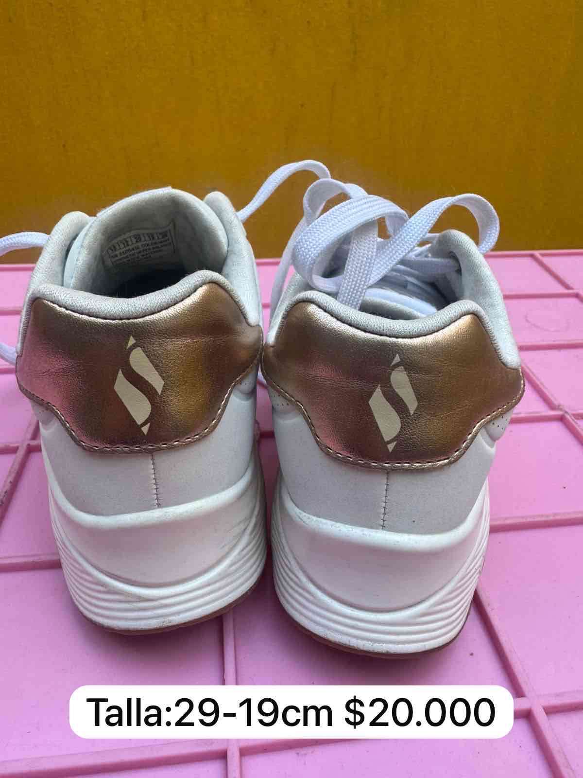 Zapatillas Skechers blancas tallas 29 - miniatura 2