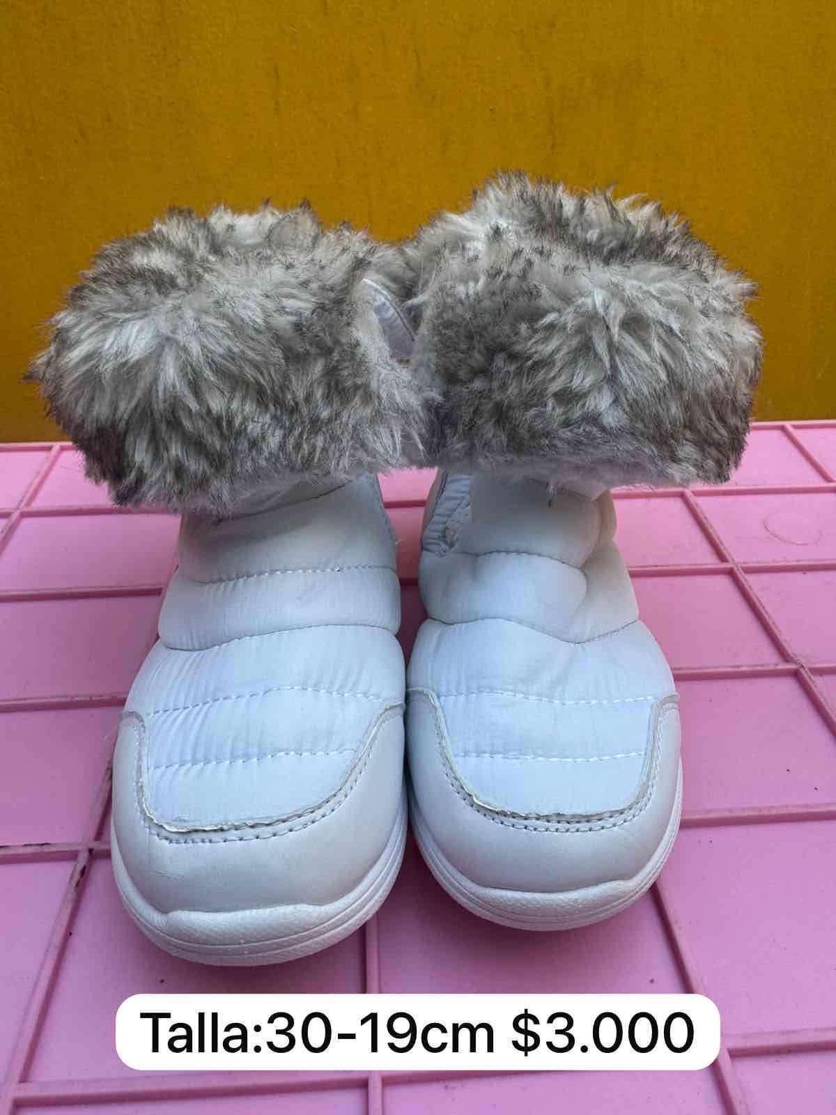 Botas para niña blancas con forro - miniatura 3