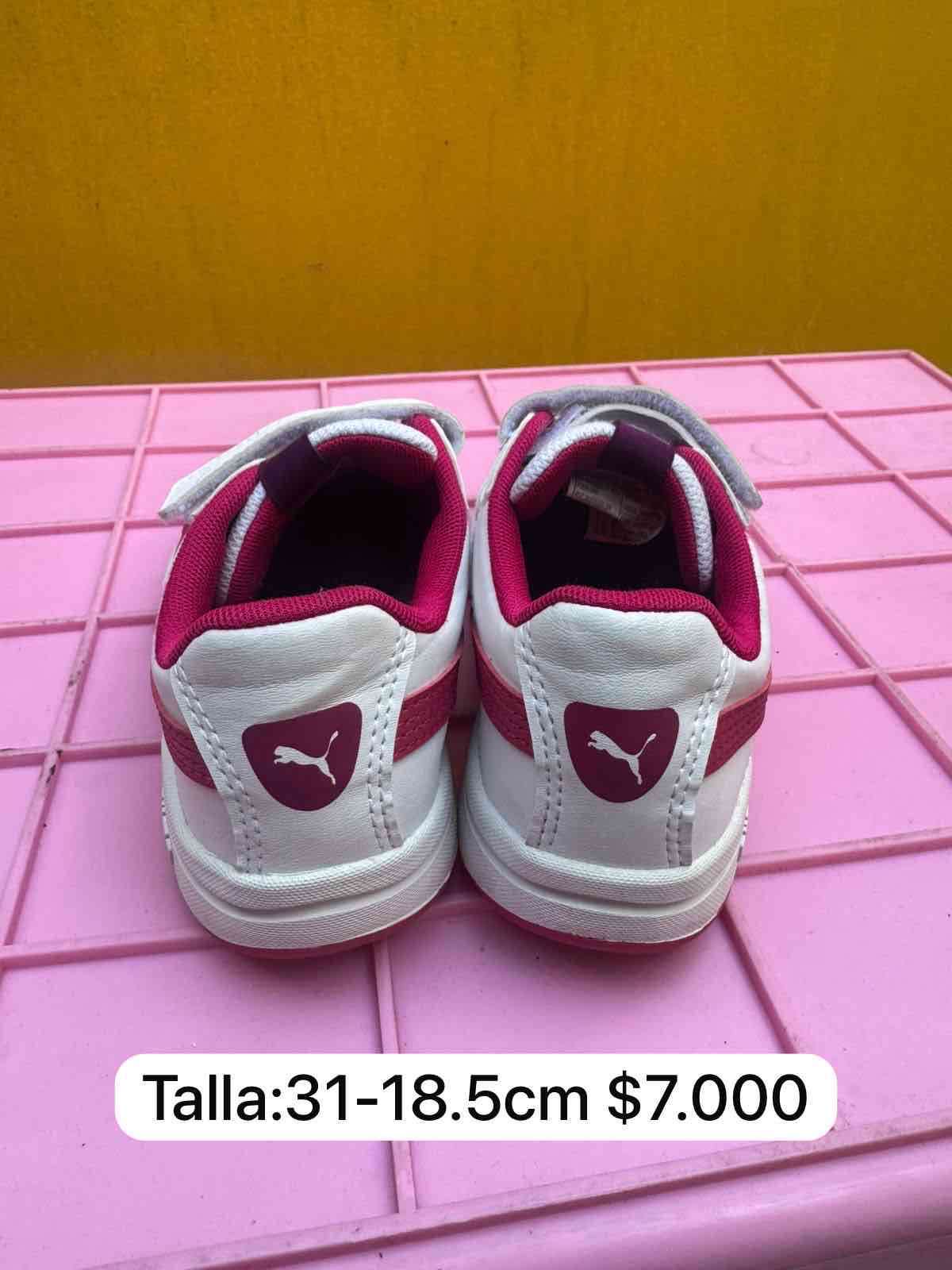 Zapatillas blancas infantiles Puma - miniatura 2