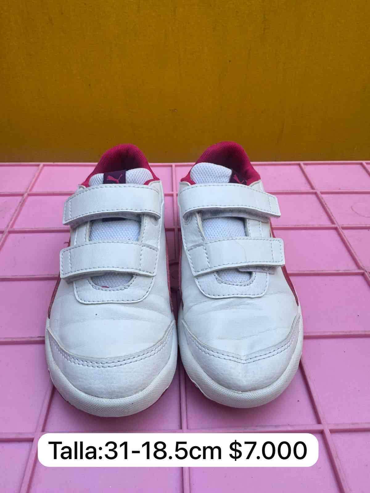 Zapatillas blancas infantiles Puma - miniatura 3