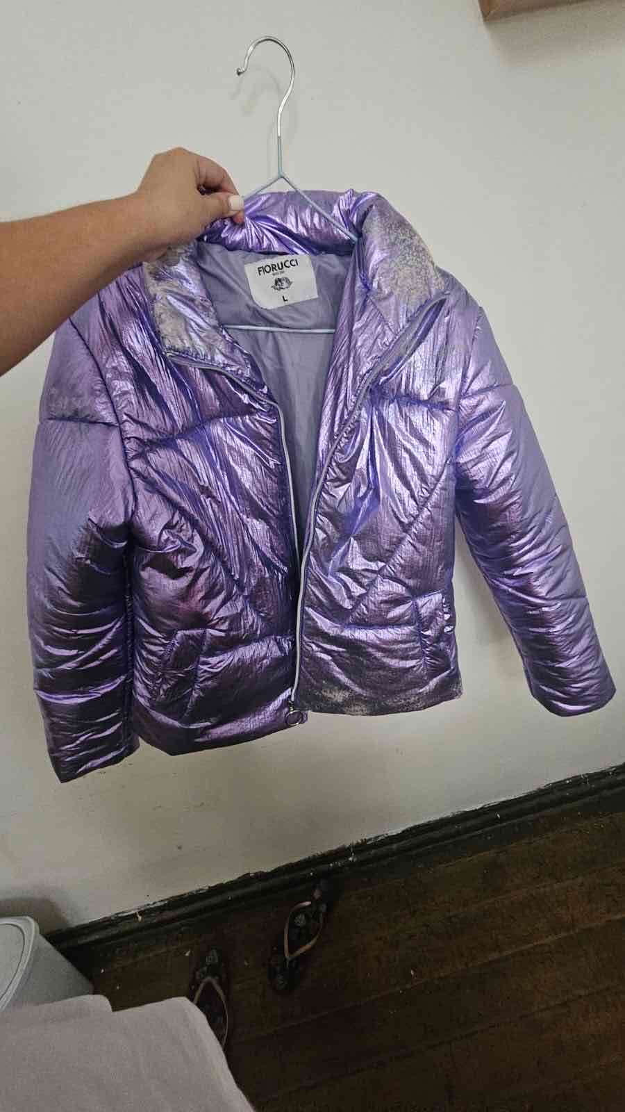 Chaqueta metálica morada Fiorucci - 1