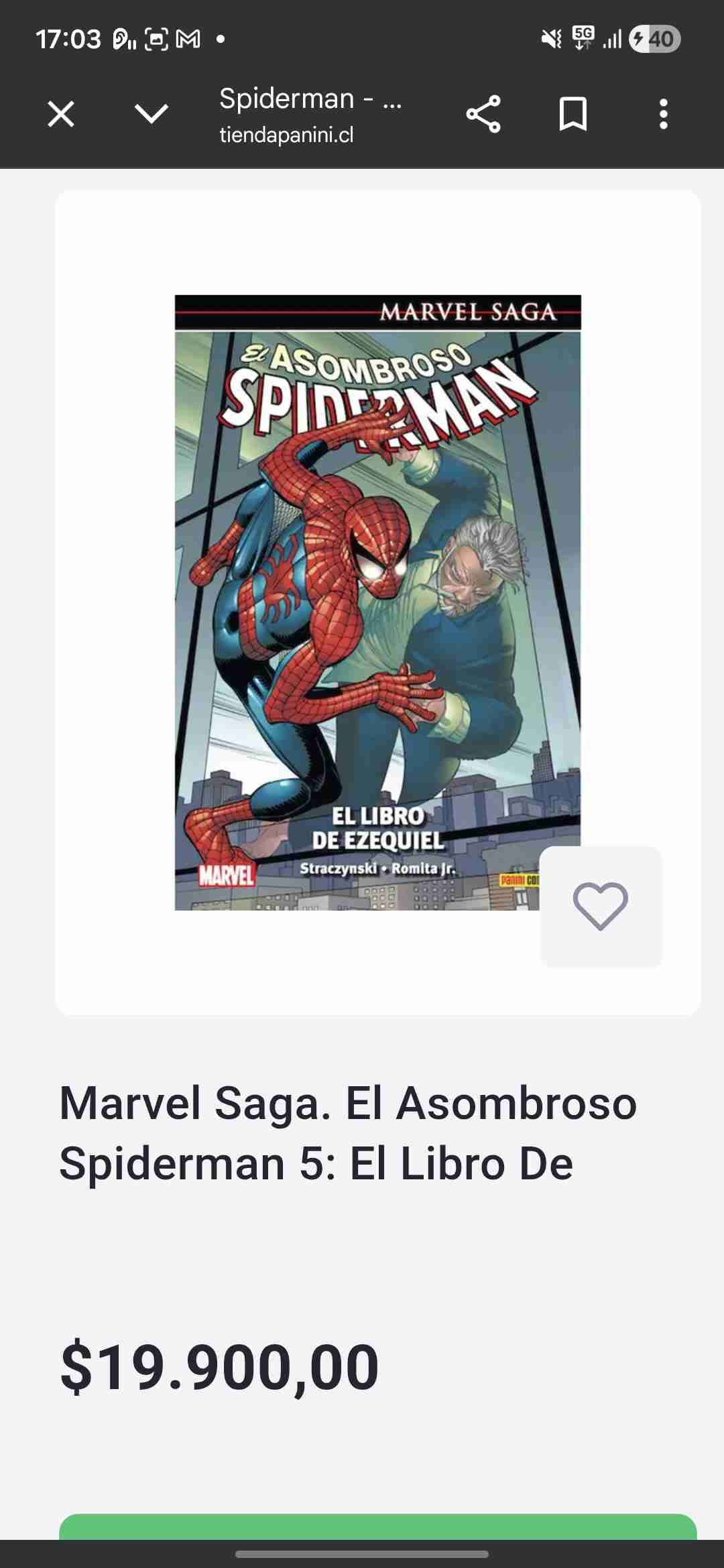 El Asombroso Spiderman 5: El Libro de Ezekiel
