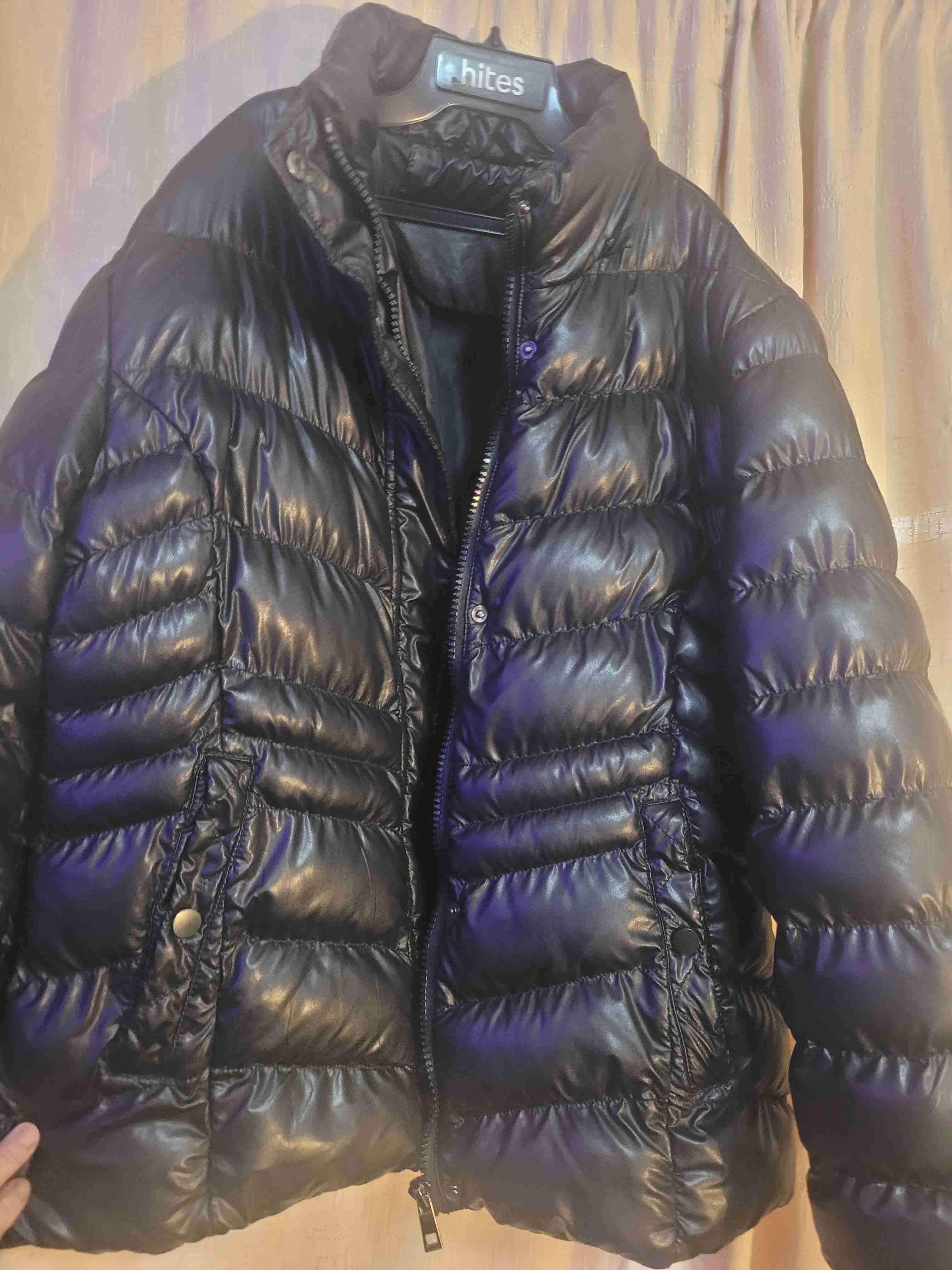 Chaqueta acolchada negra