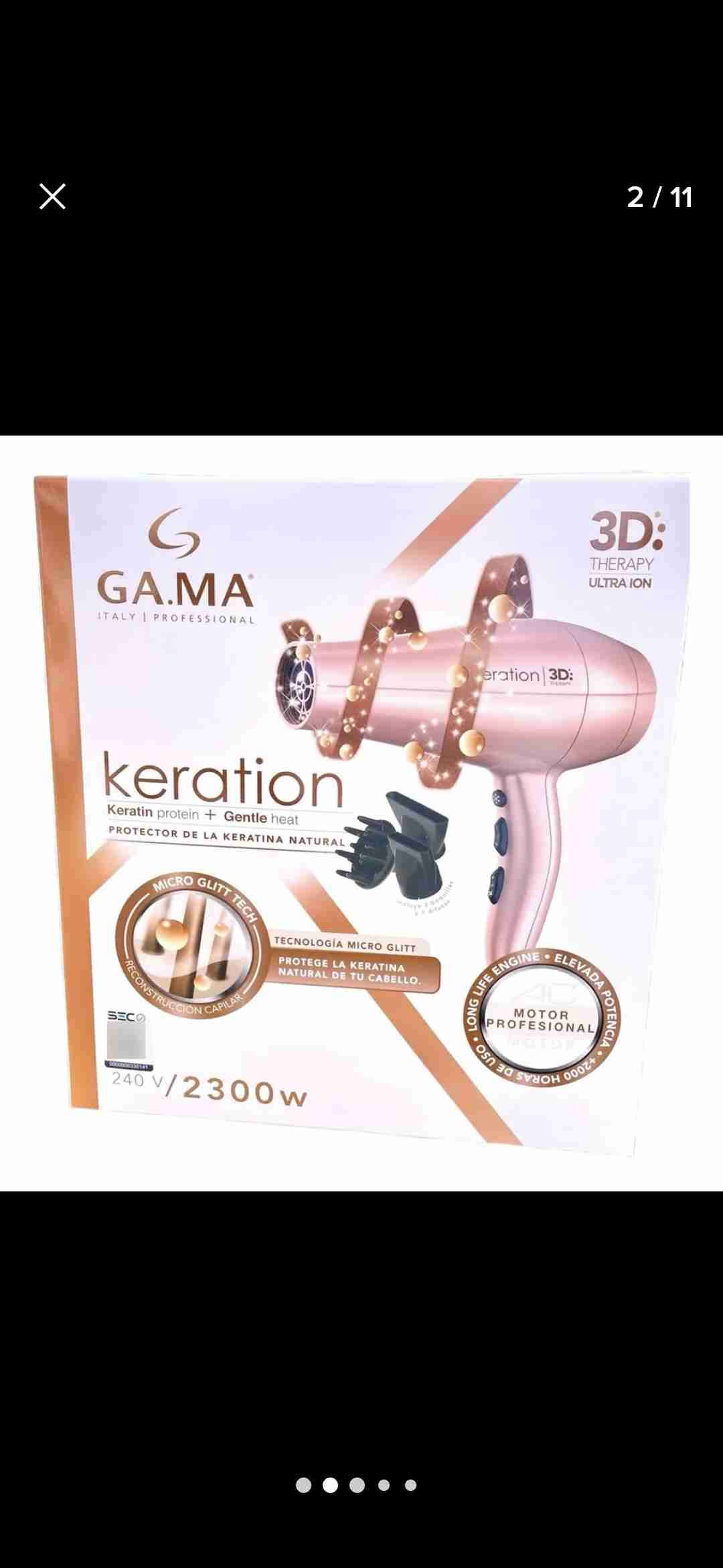 Secador de pelo GA.MA Keration - 1
