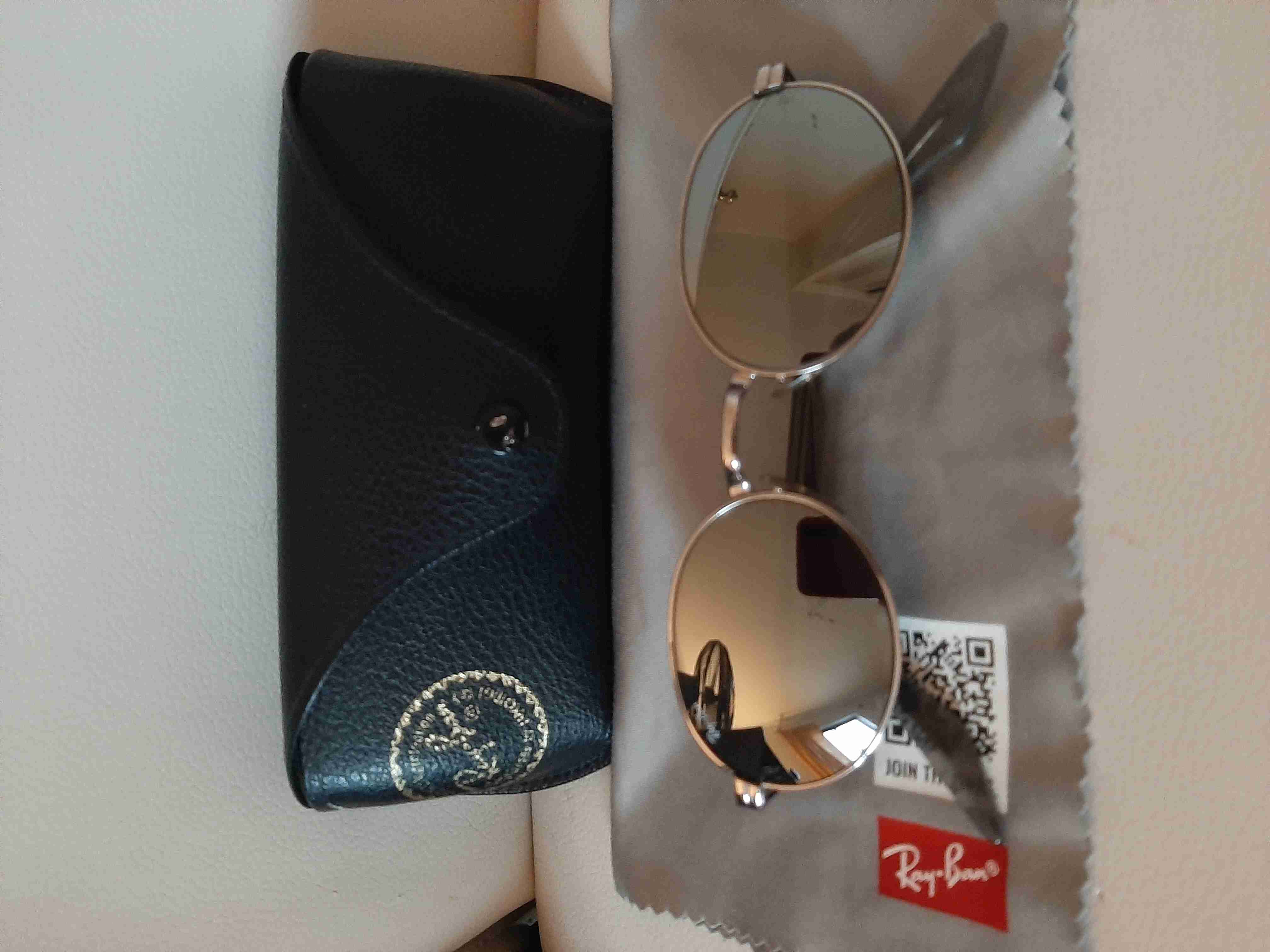 Lentes de sol Ray-Ban plateados - miniatura 3