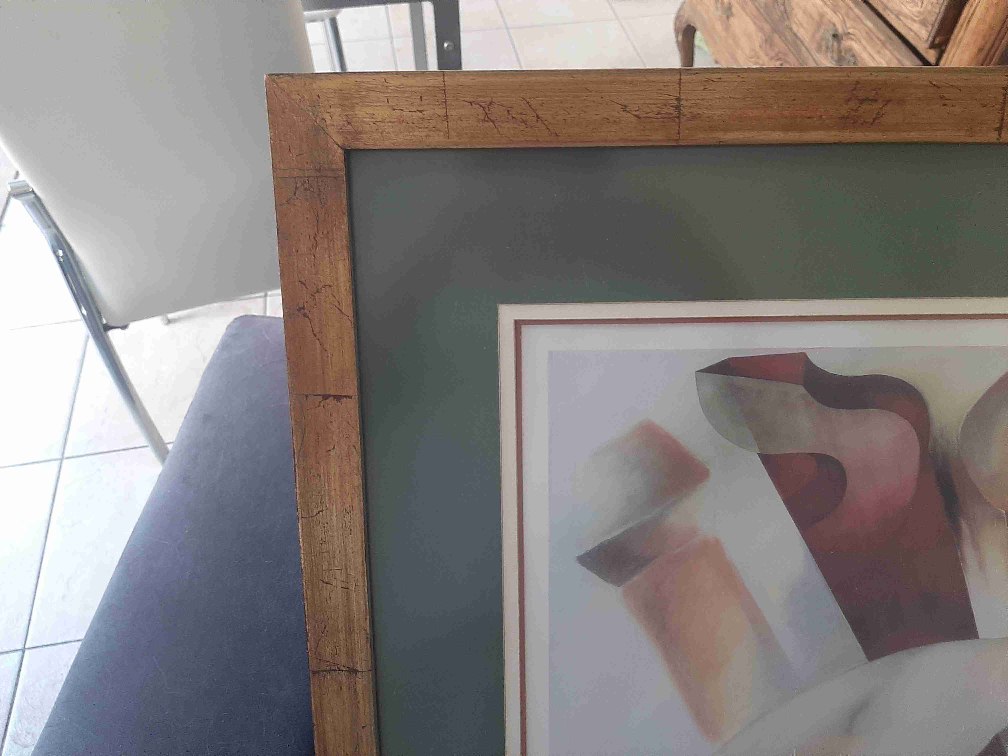 Cuadro con marco de madera - miniatura 5