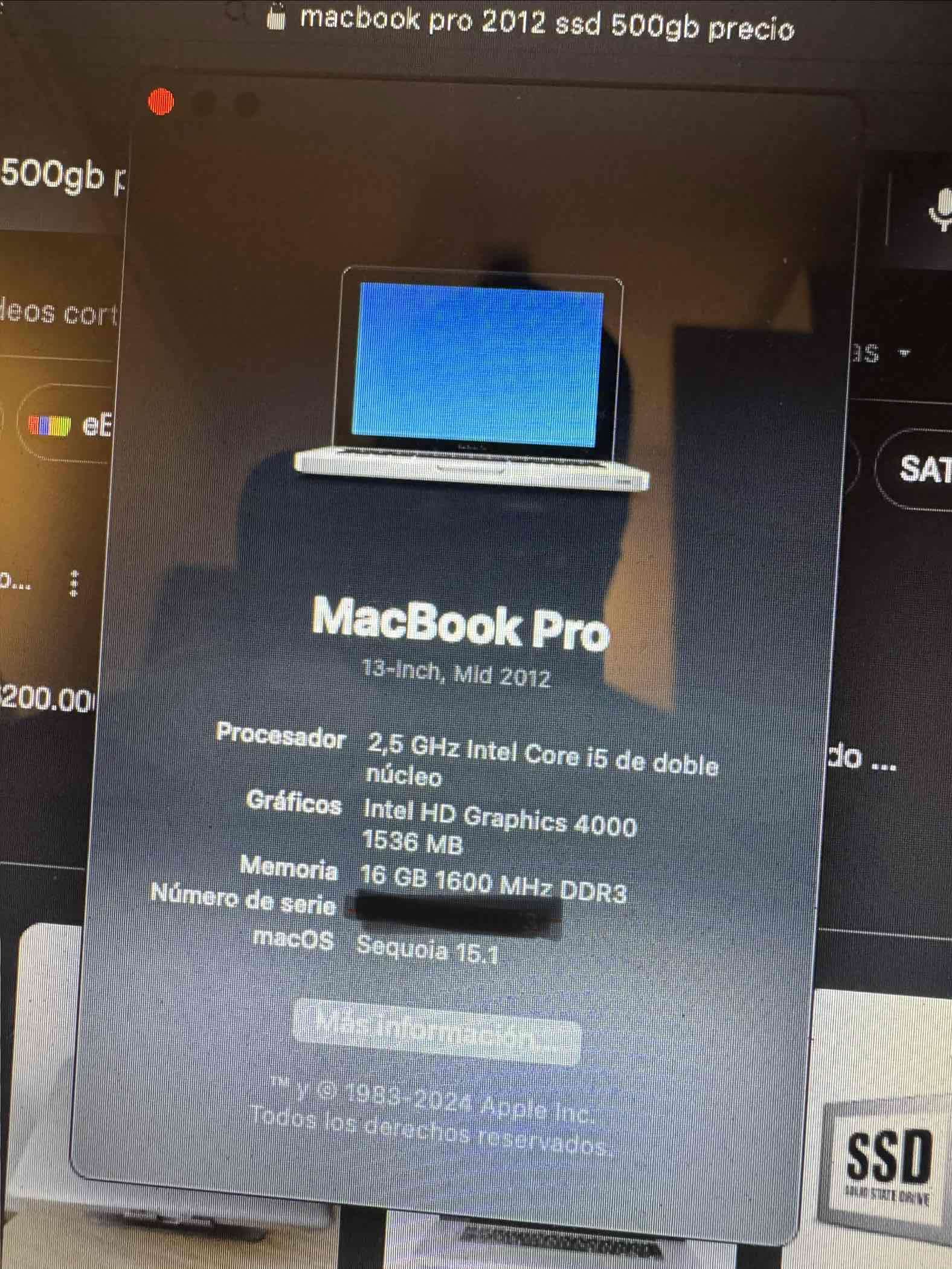 MacBook Pro 13-inch 2012 - miniatura 1