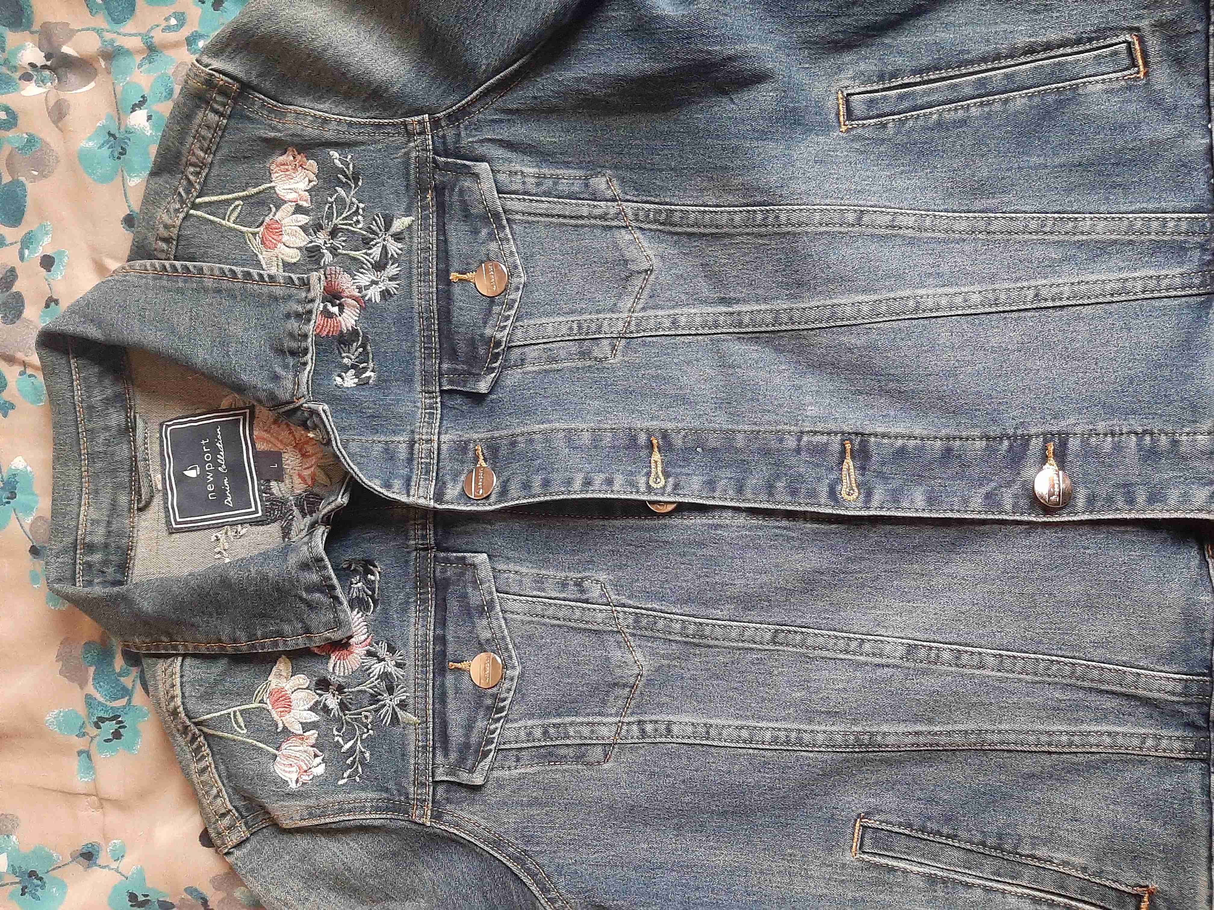 Chaqueta de mezclilla bordada - miniatura 3