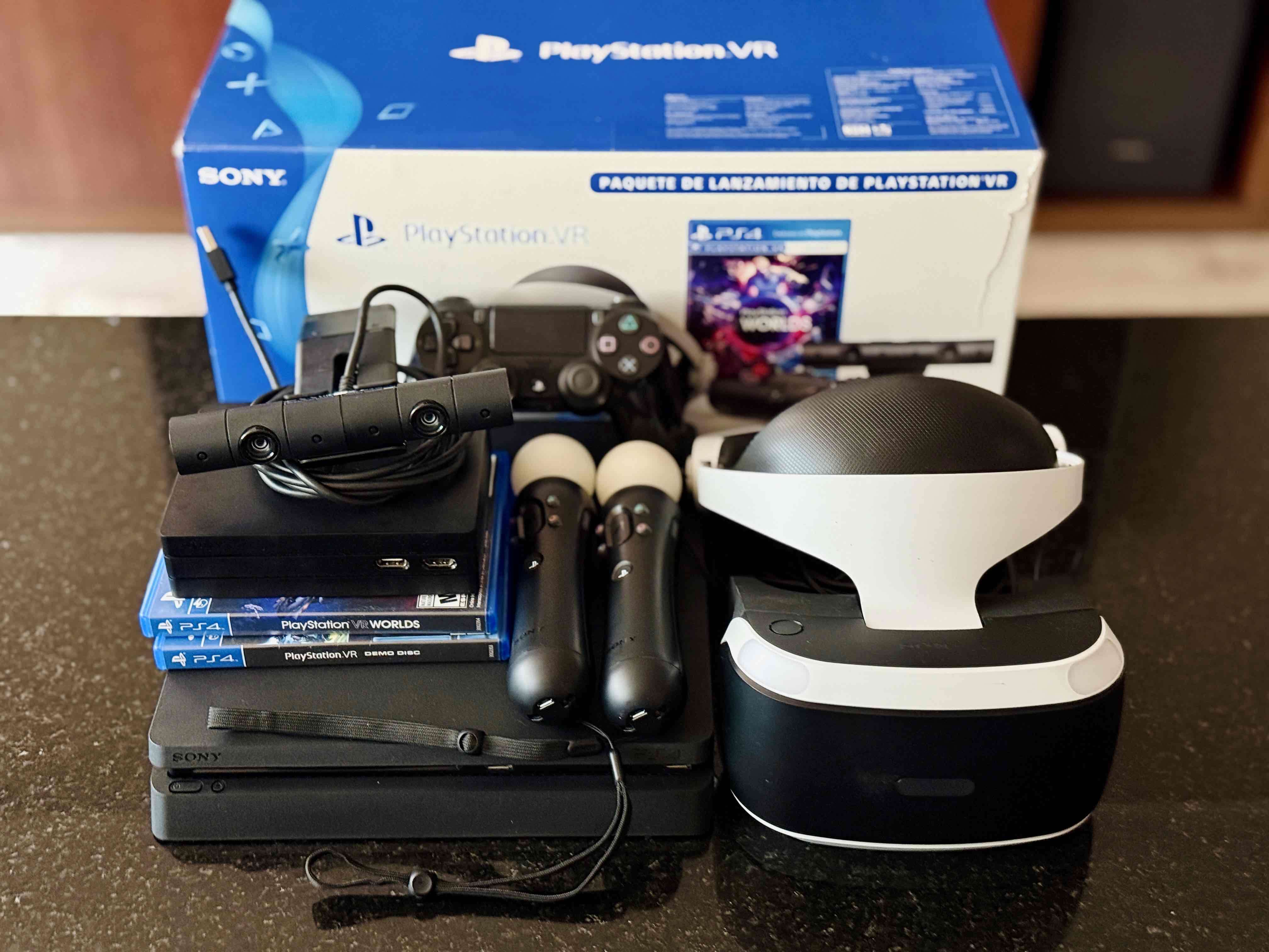 Ps4 Slim 1TB + VR set completo - miniatura 1