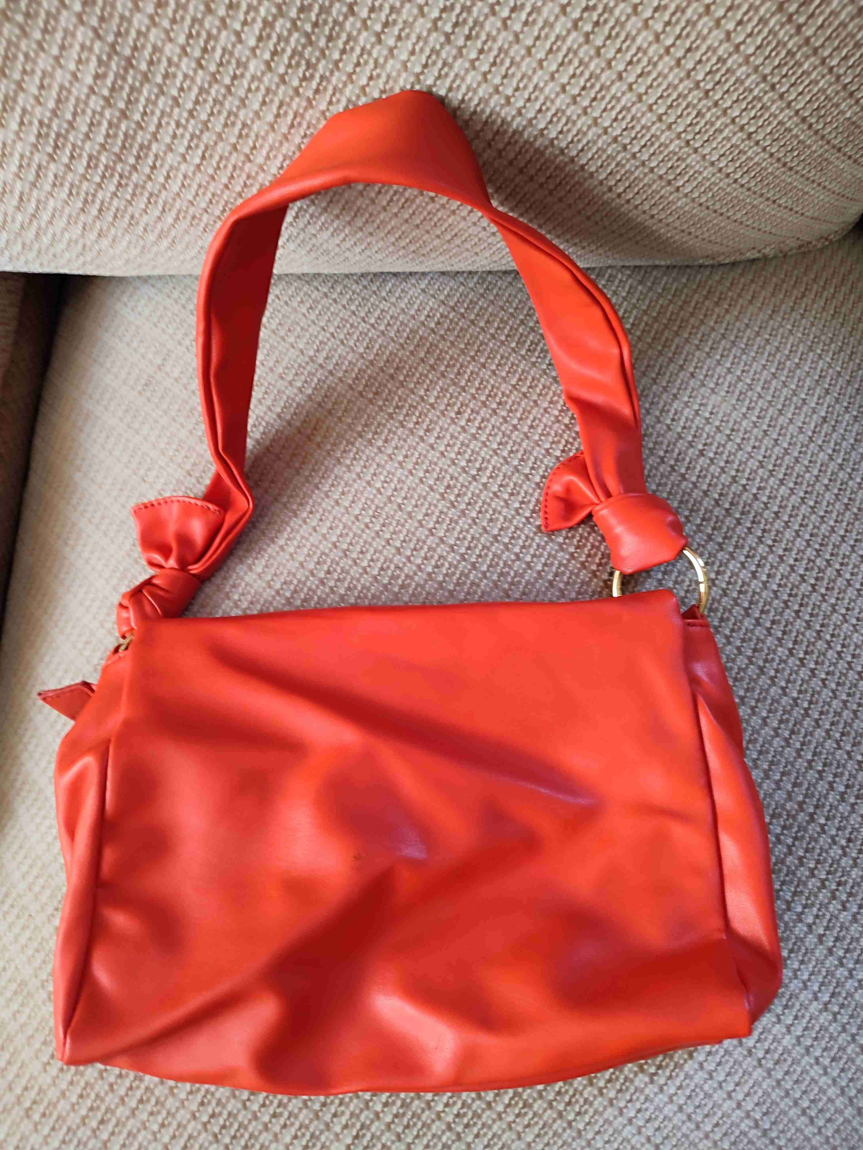 Cartera Roja Naranja Elegante Basement - miniatura 2