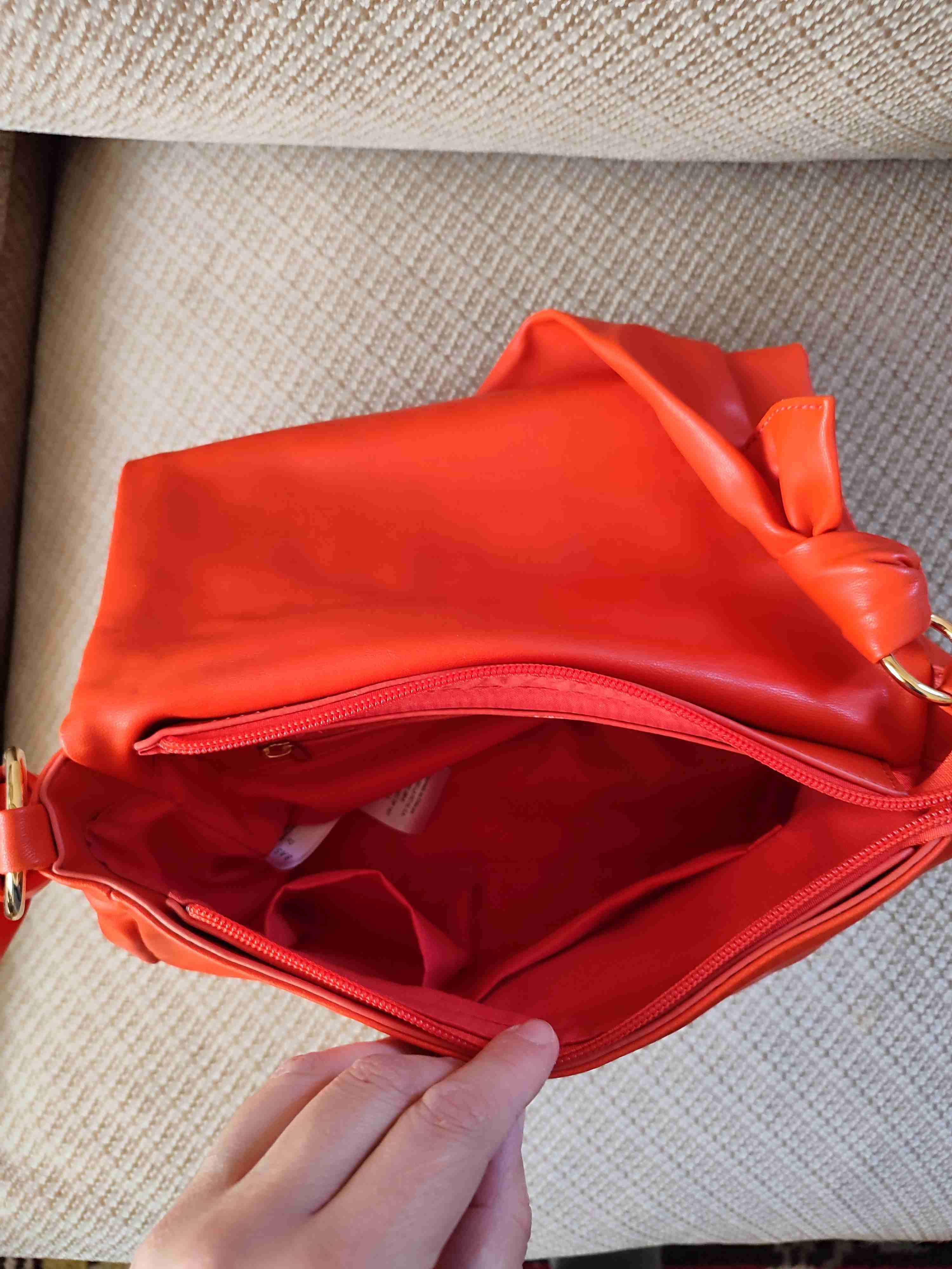 Cartera Roja Naranja Elegante Basement - miniatura 4