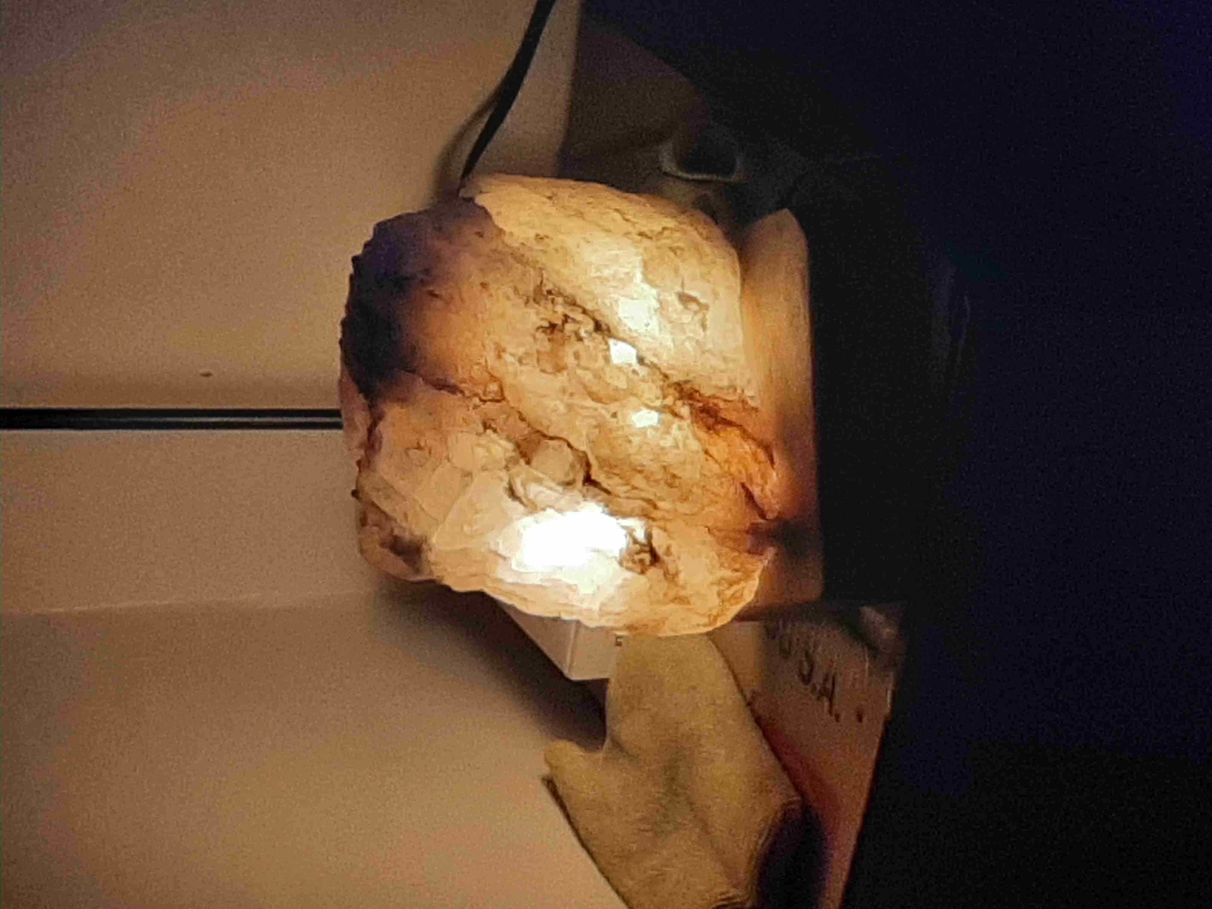 Lámpara de sal del Himalaya