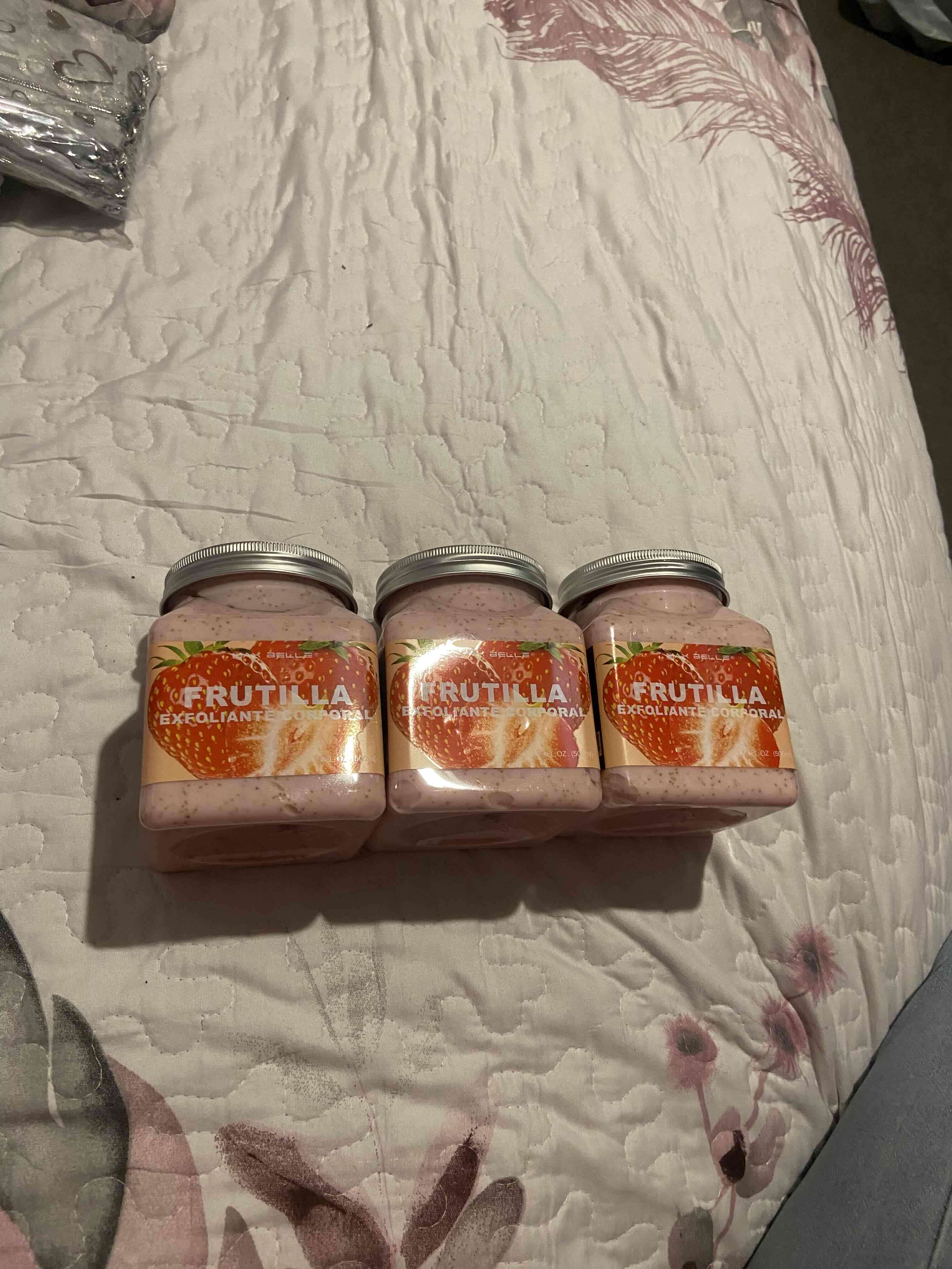 Exfoliantes de frutilla