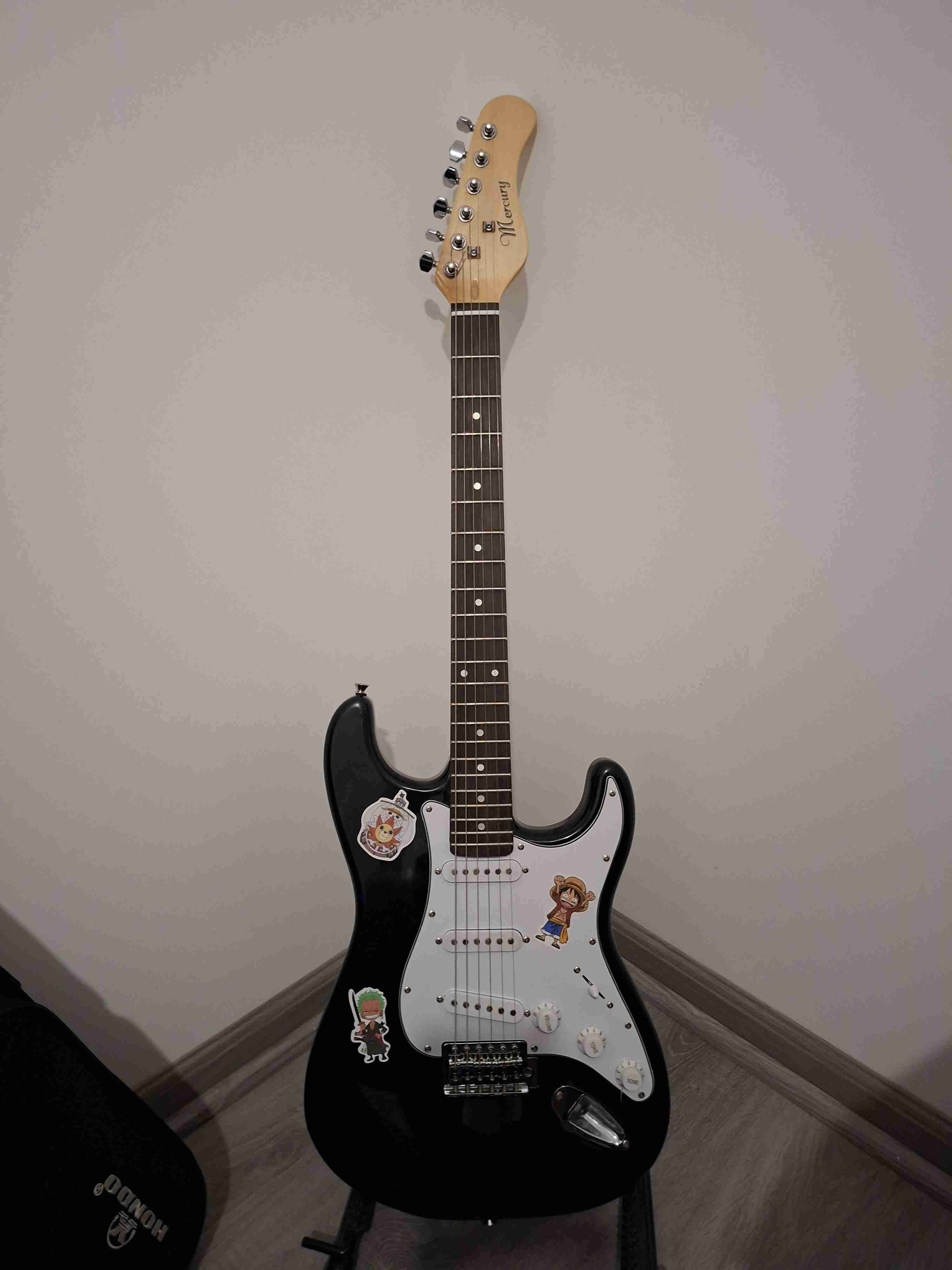 Guitarra electrica mercury strato + amplificador - miniatura 2