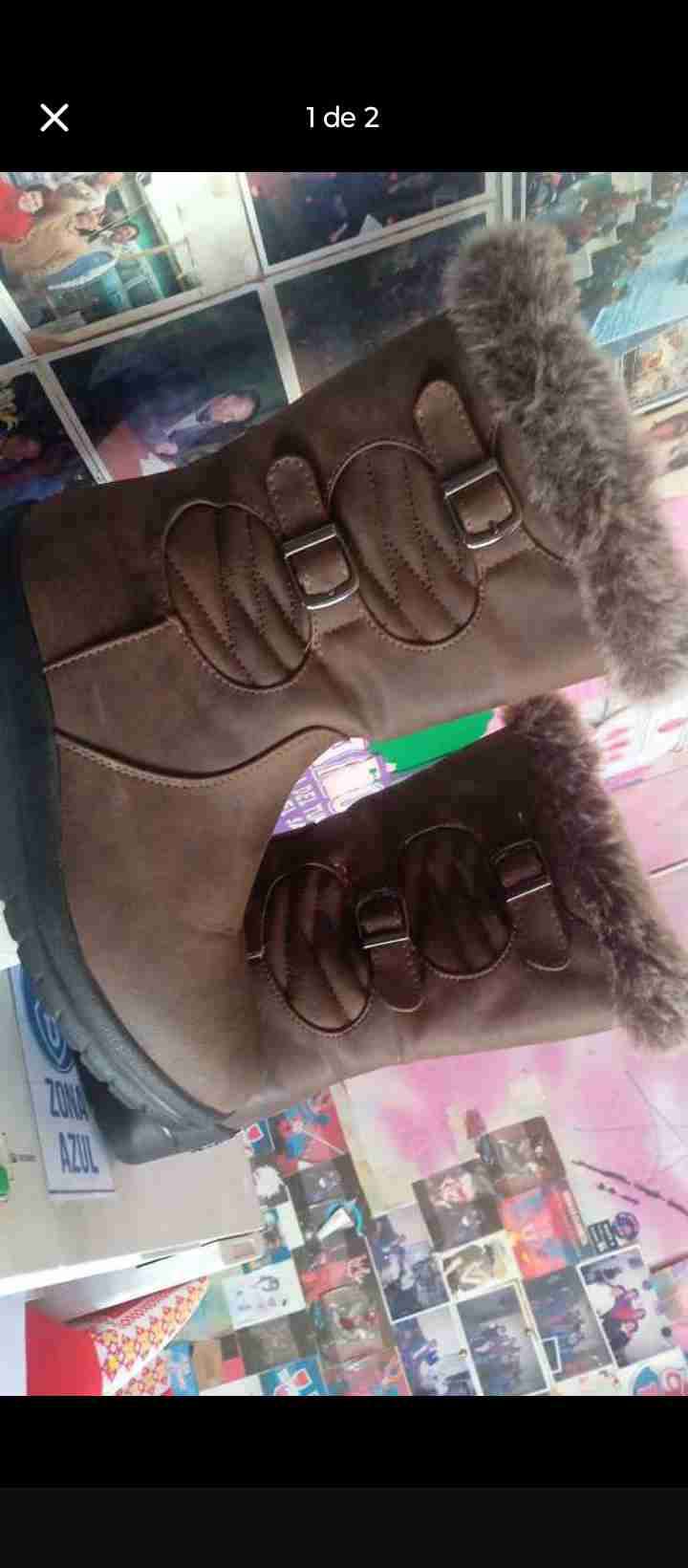 Botas de invierno marrones - miniatura 1