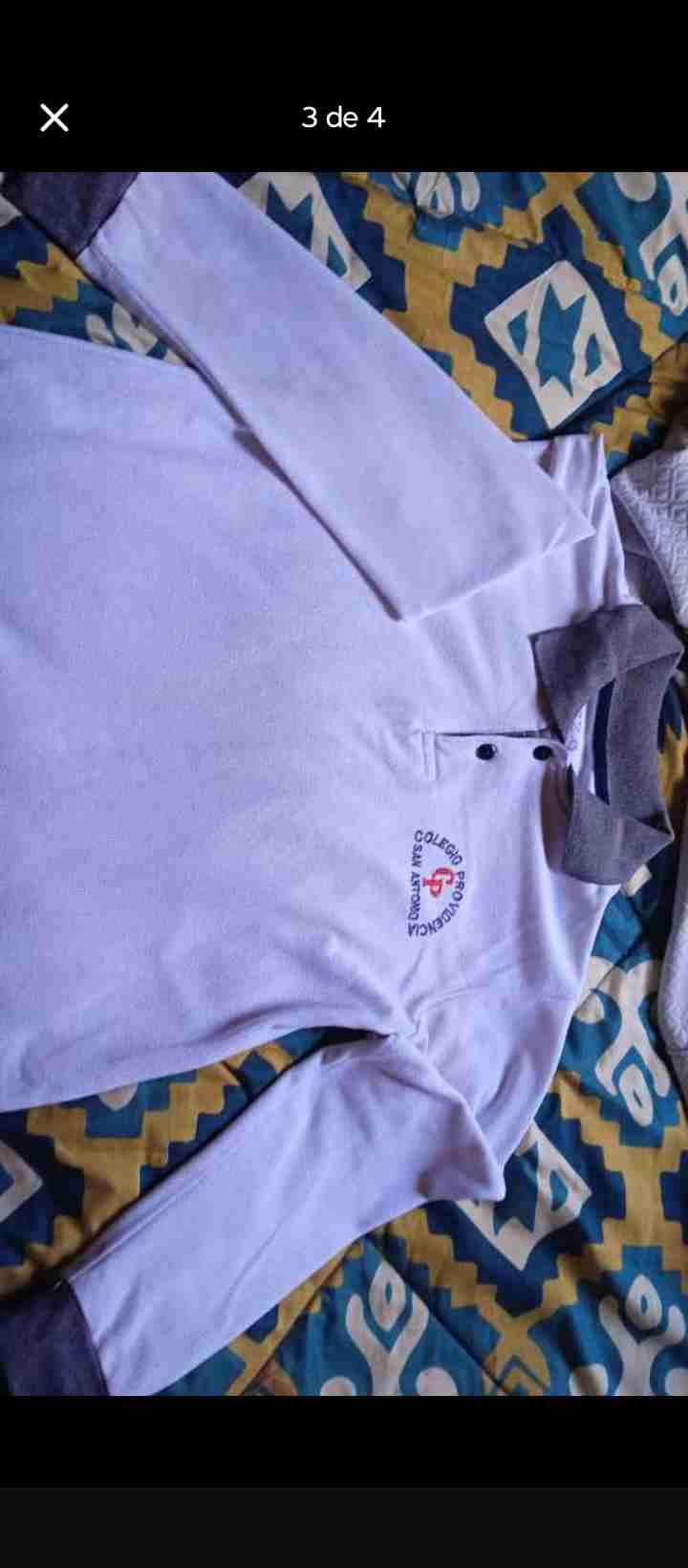 Polera de colegio blanca - miniatura 1