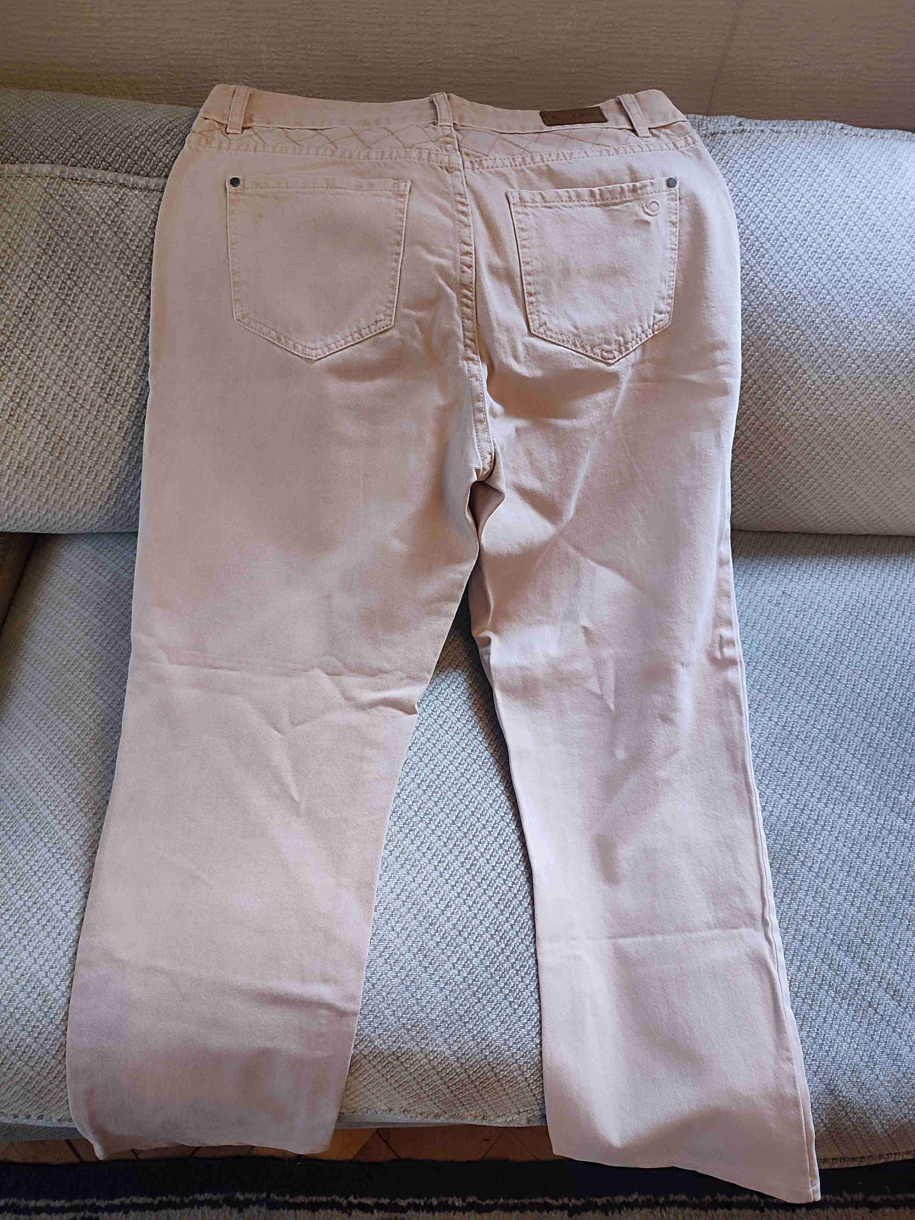 Pantalones jeans mujer rosa claro marca IO - miniatura 3