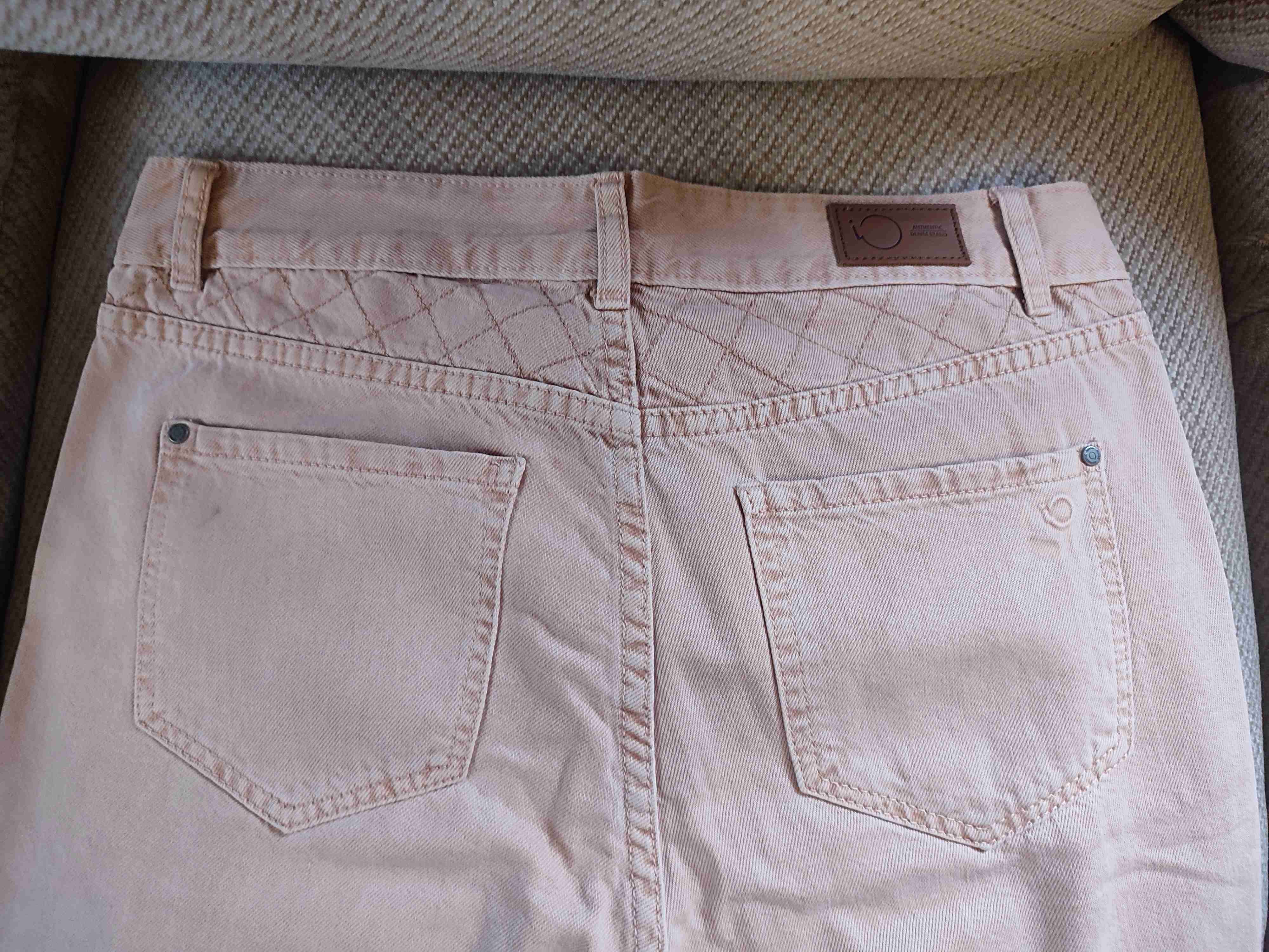 Pantalones jeans mujer rosa claro marca IO - miniatura 5