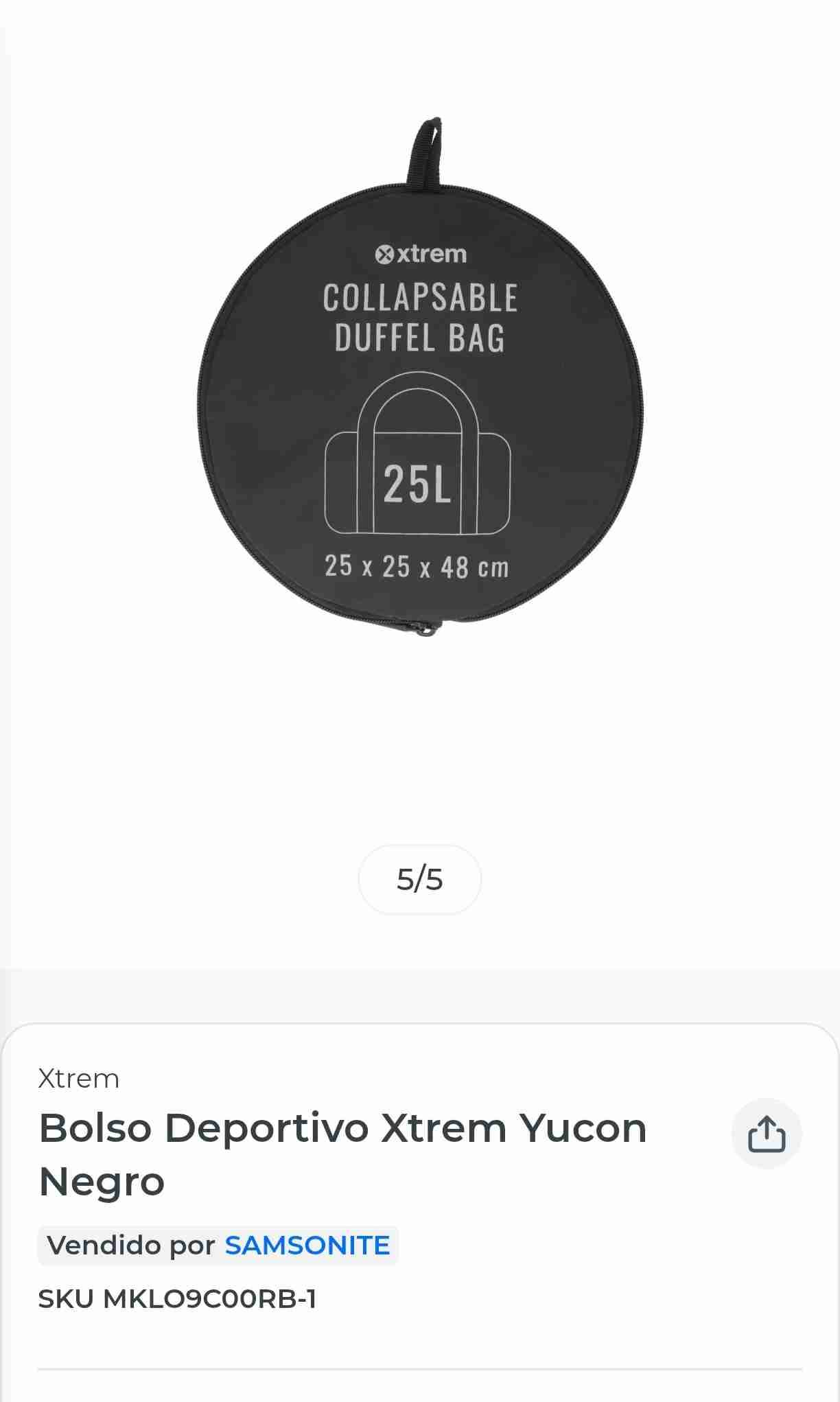 Bolso deportivo morado Xtrem - 3