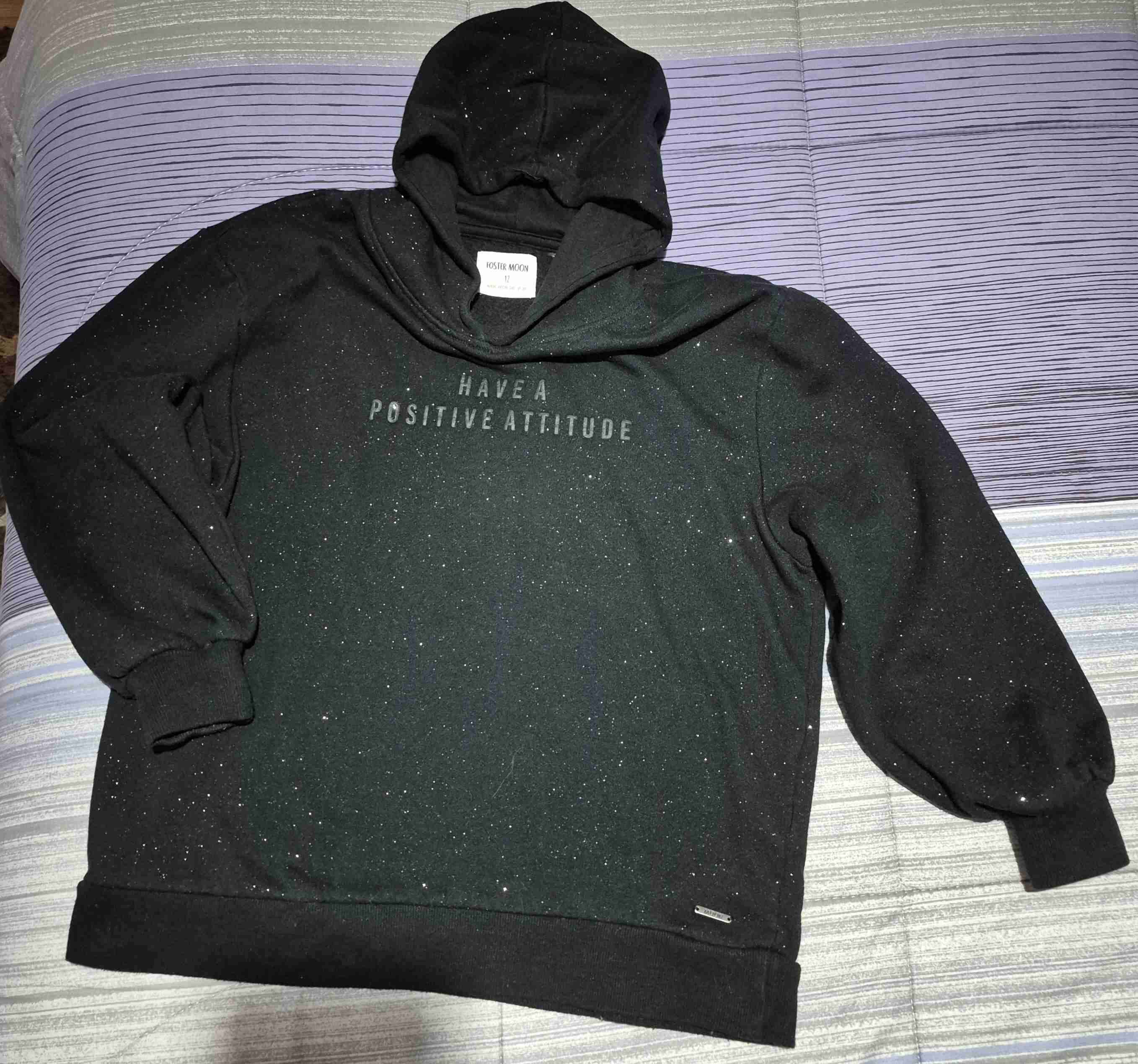 Polerón negro talla 12